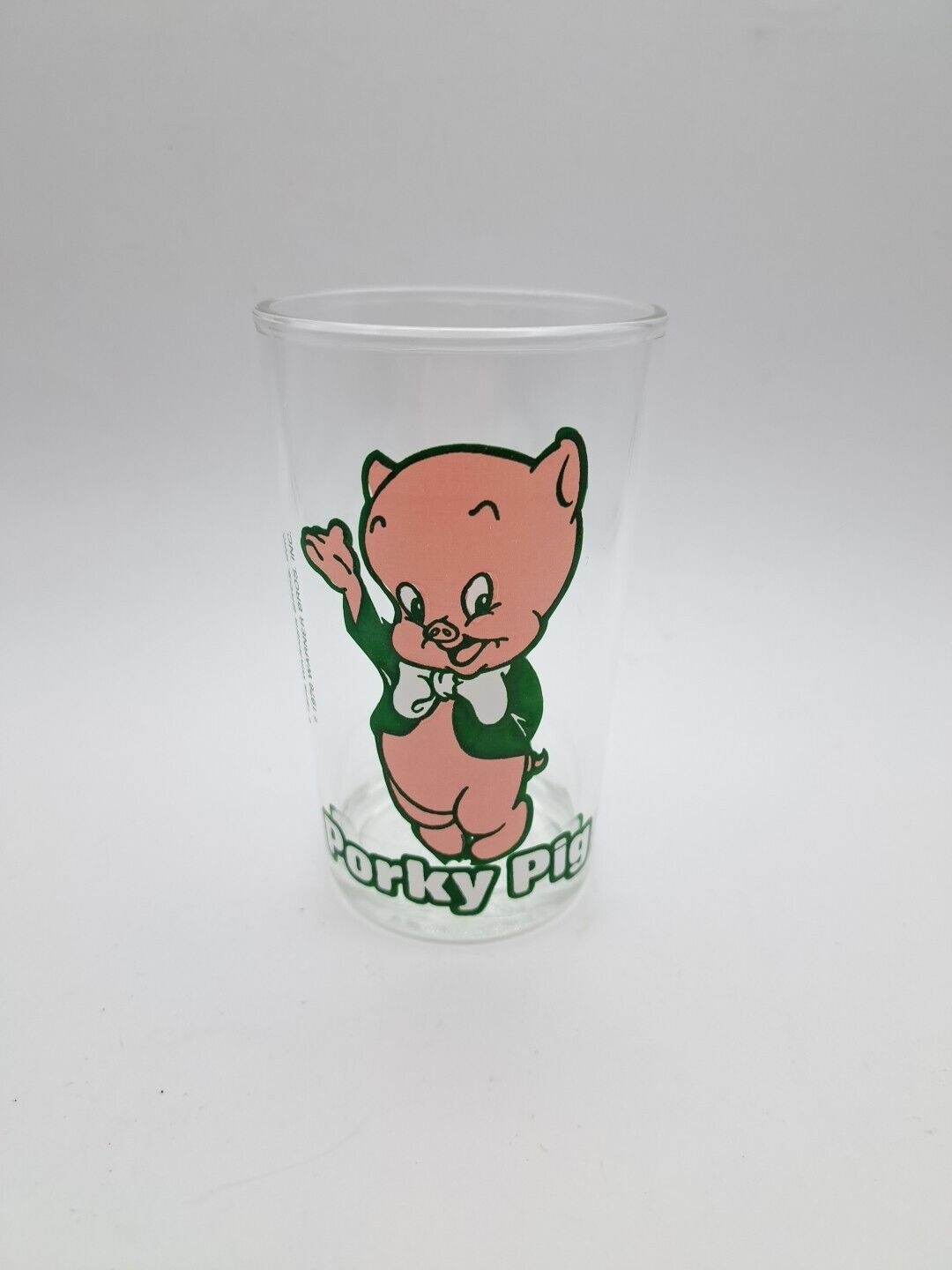 Vintage 1976 Porky Pig Bugs Bunny Bottom Juice Glass 