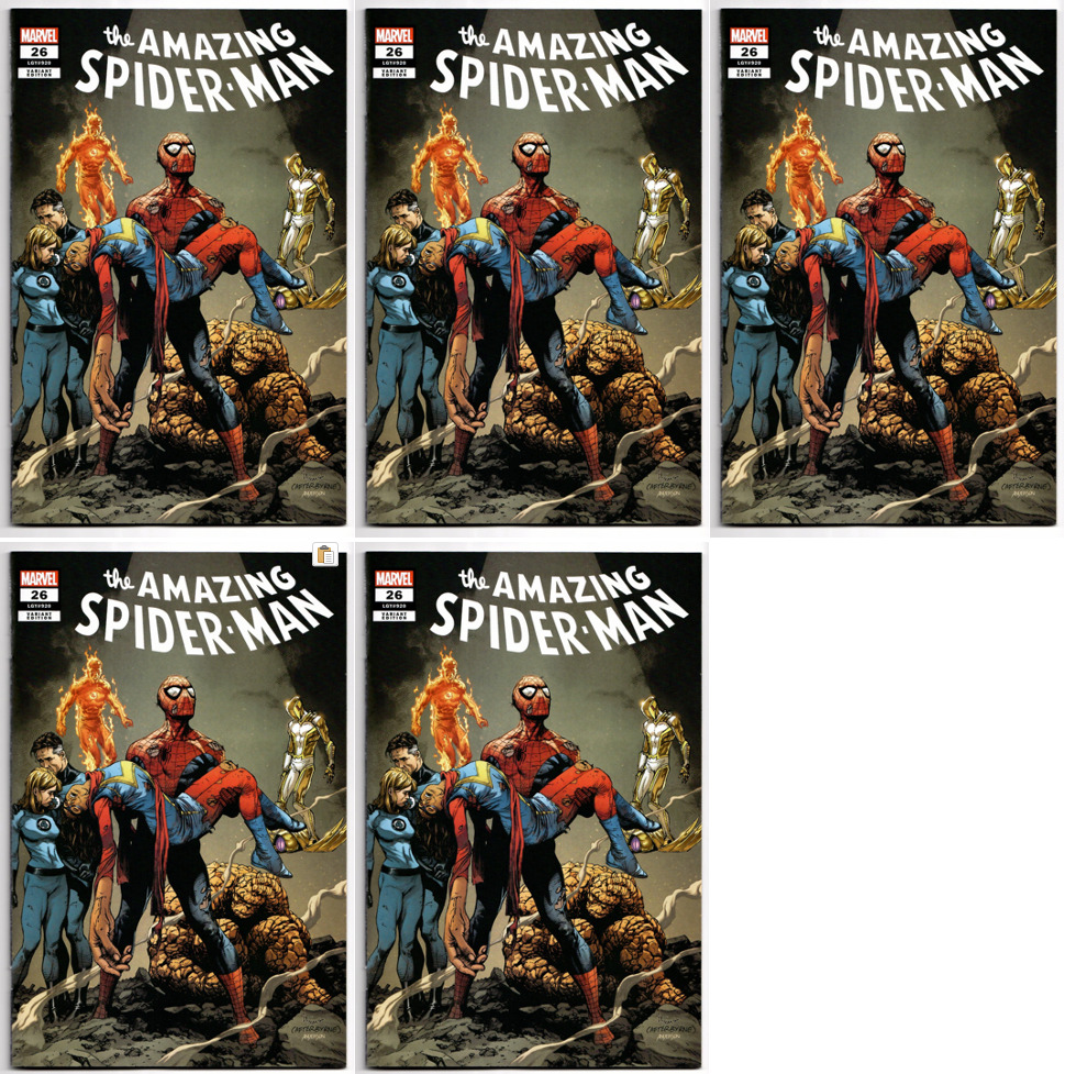 Amazing Spider-Man #26 SPOILER Variant  Set LOT of 5 Copies 2023