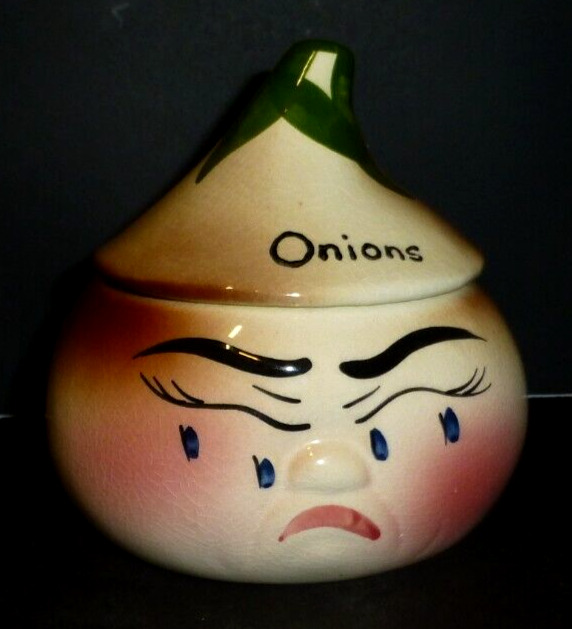 Vintage DeForest of California Anthropomorphic Onion Jar