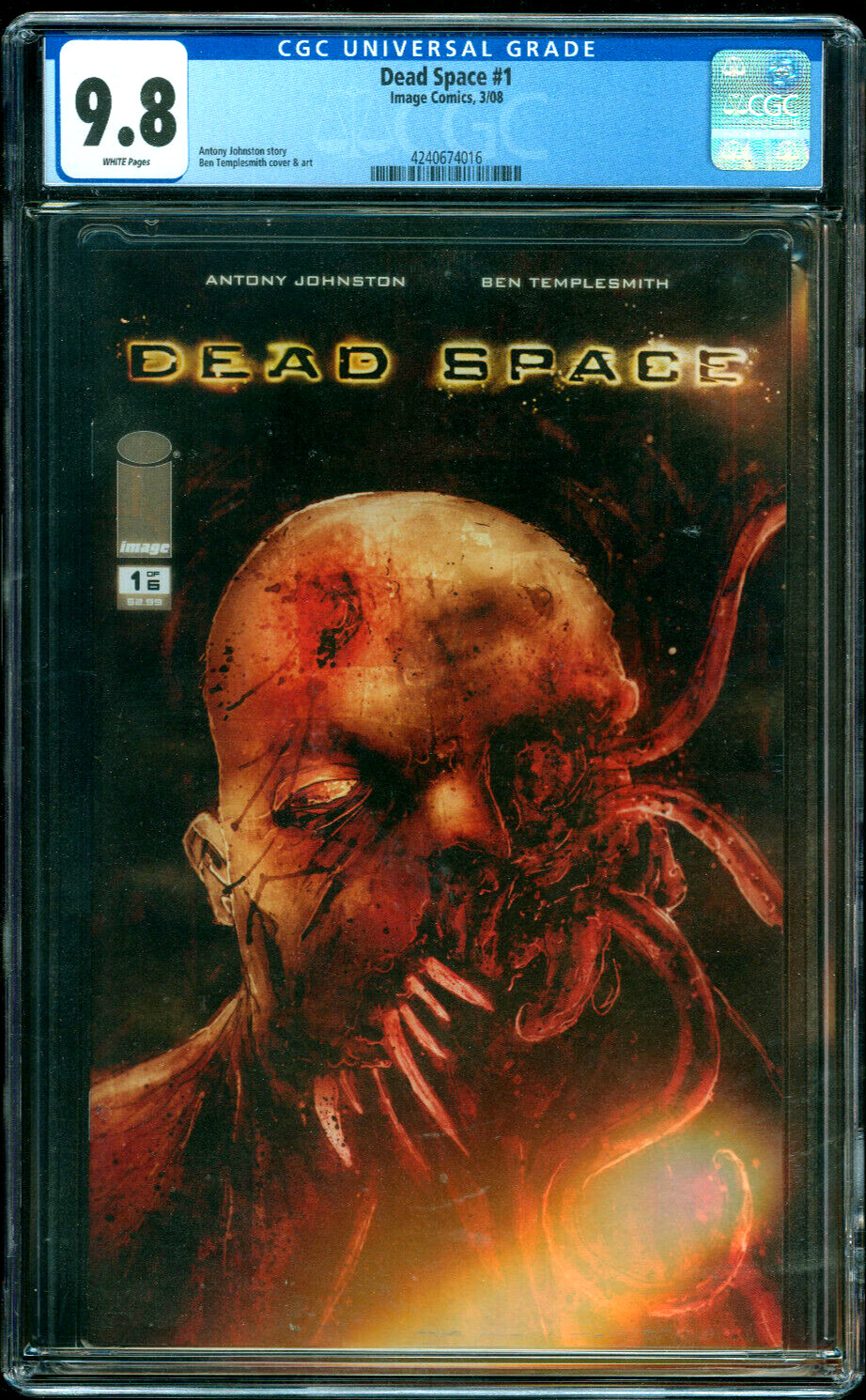 Dead Space #1 CGC 9.8 Image Comics 2008 1st Appearance App Horror Video Game