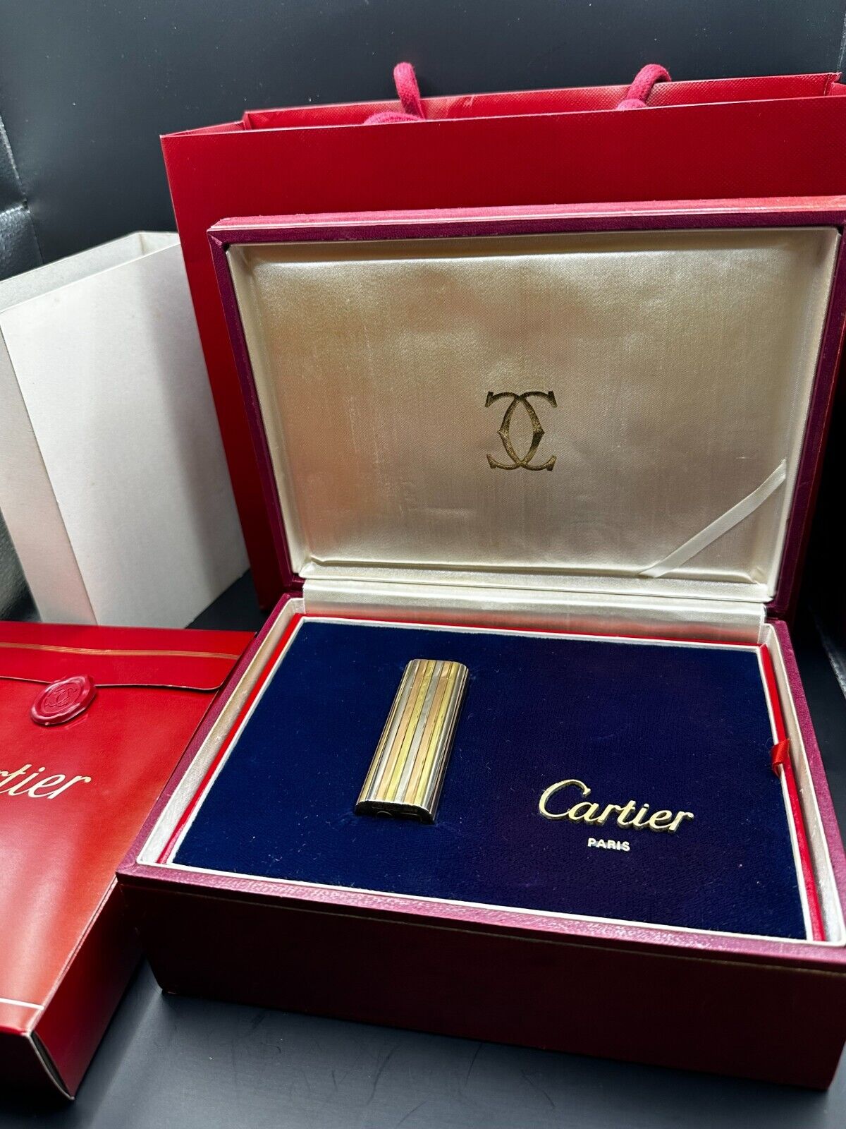 Cartier Solid gold 18k 750 lighter