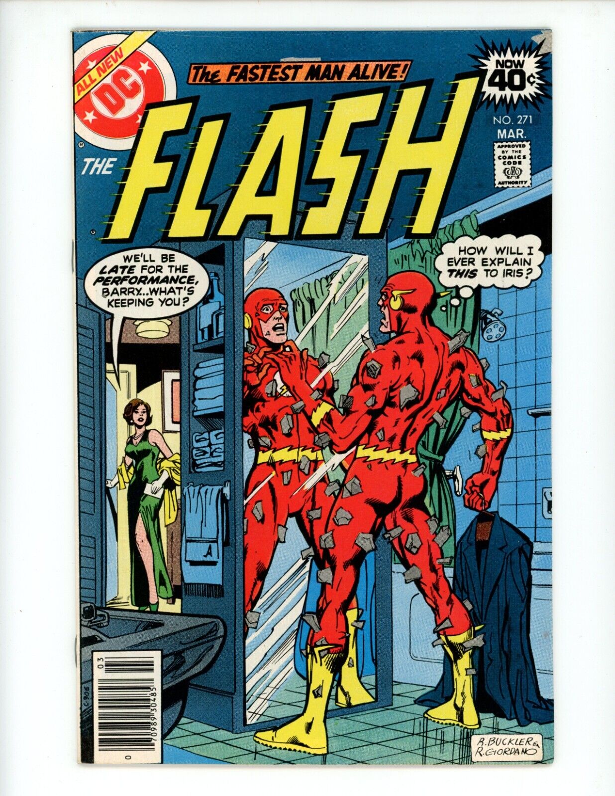 Flash #271 Comic Book 1979 VF+ Cary Bates Rich Buckler DC Comics