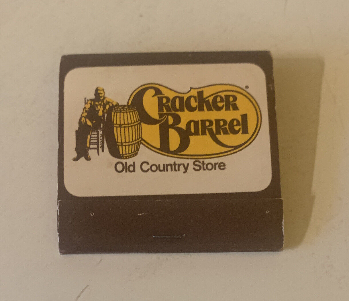 Vintage Cracker Barrel Restaurant Matchbook Matches Ad Souvenir Collect Full