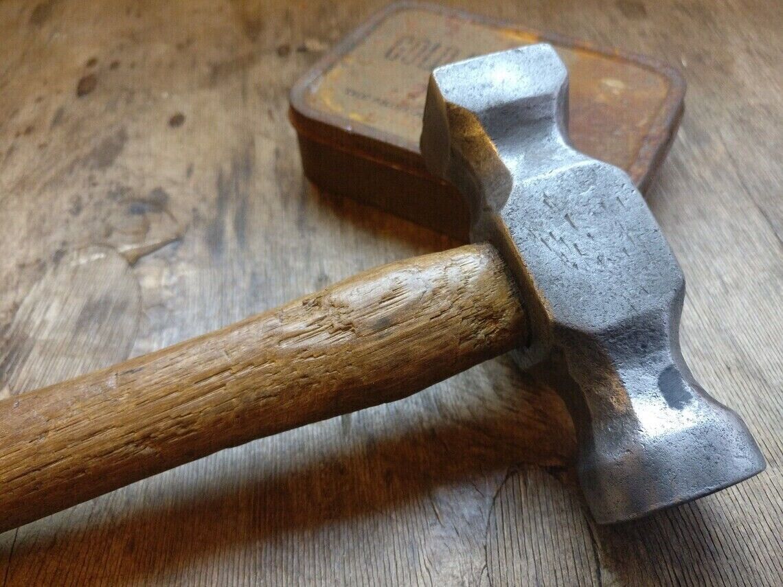 Vintage Blacksmiths rounding Hammer, Would make American Hammer Sledge 3.5lbs