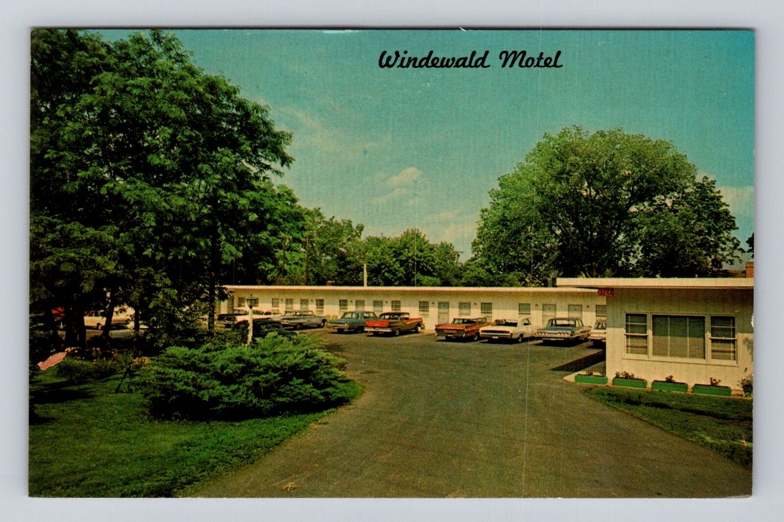 Martinsburg WV-West Virginia, Windewald Motel Advertising, Vintage Postcard