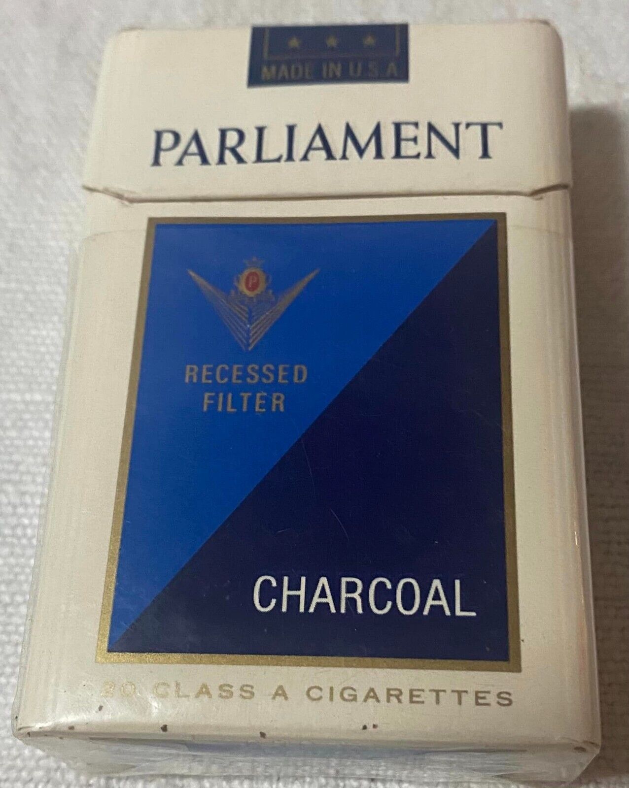 Vintage Parliament Filter Cigarette Cigarettes Cigarette Paper Box Empty