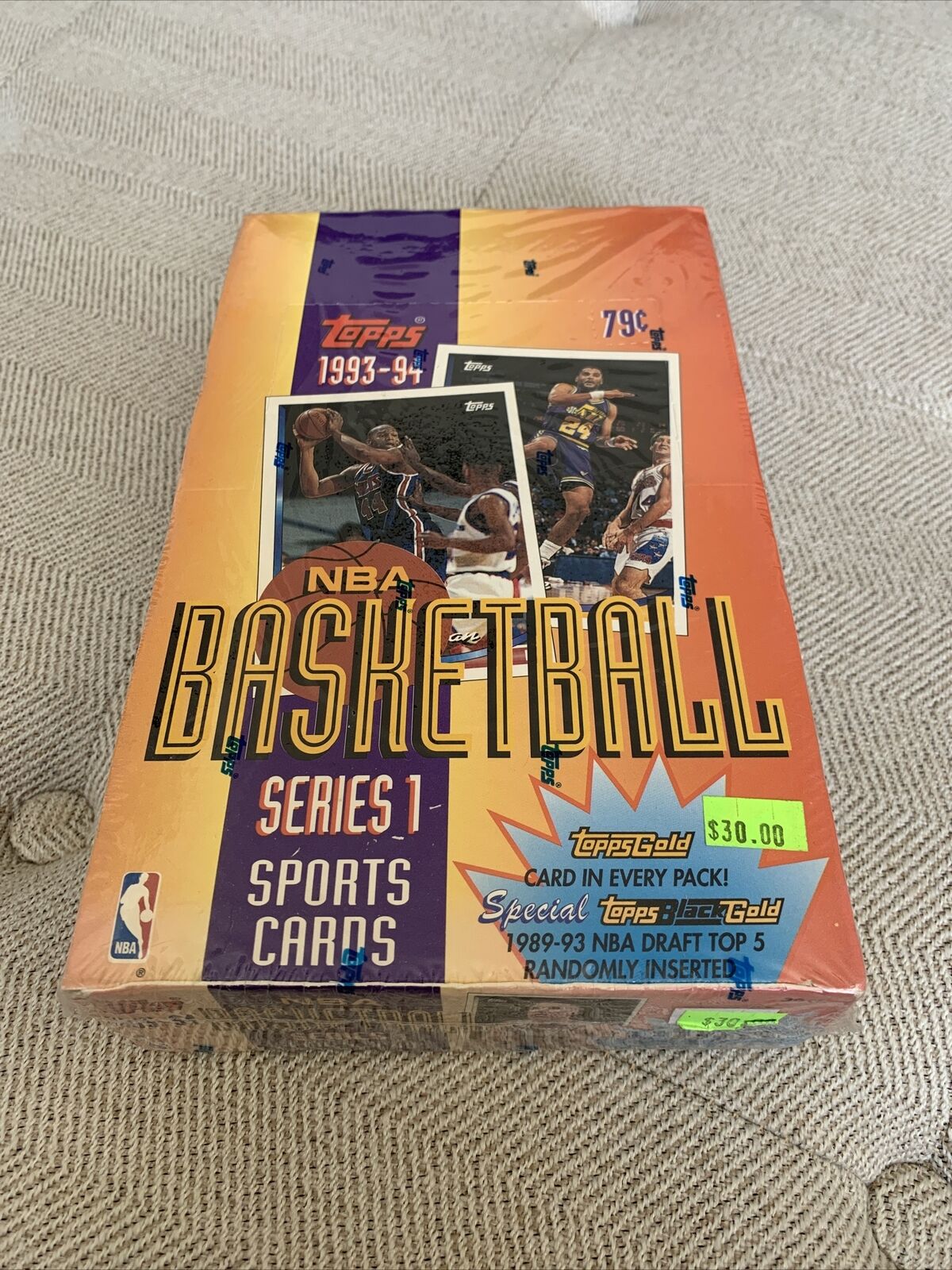 1993-94 Topps Basketball Trading Cards Series 1 Factory Sealed Wax Box