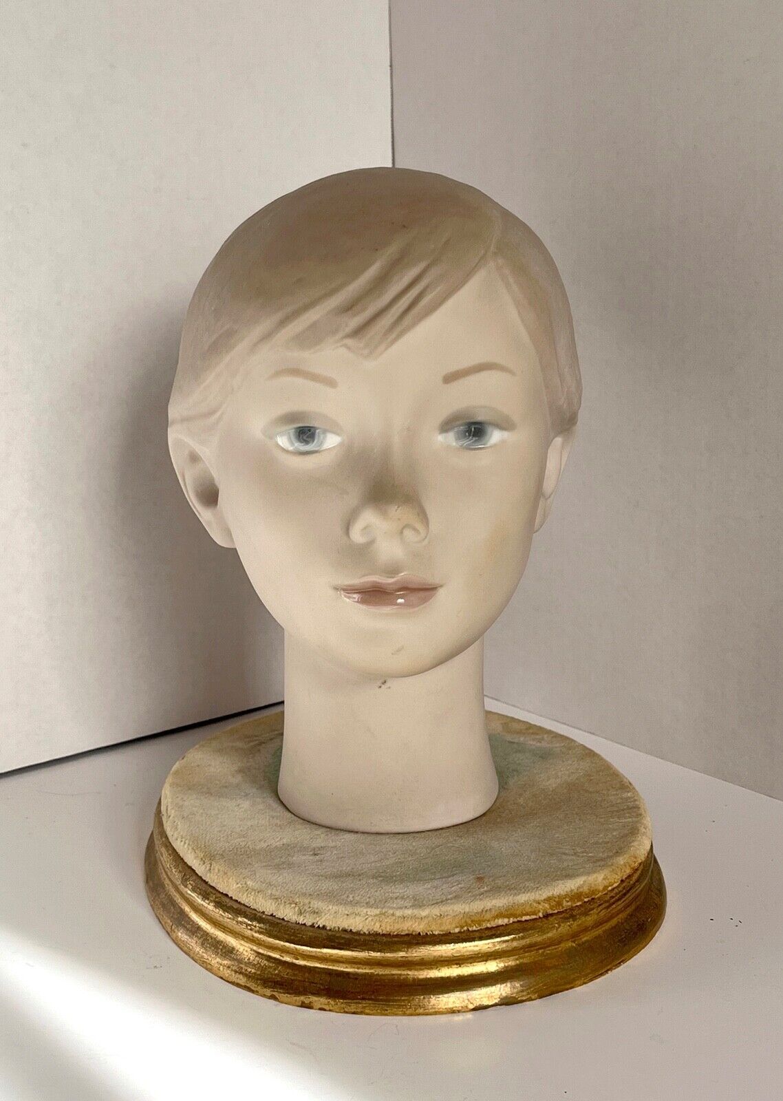 Vintage Laszlo? Porcelain Young Female Child\'s Head Bust 9 1/2\