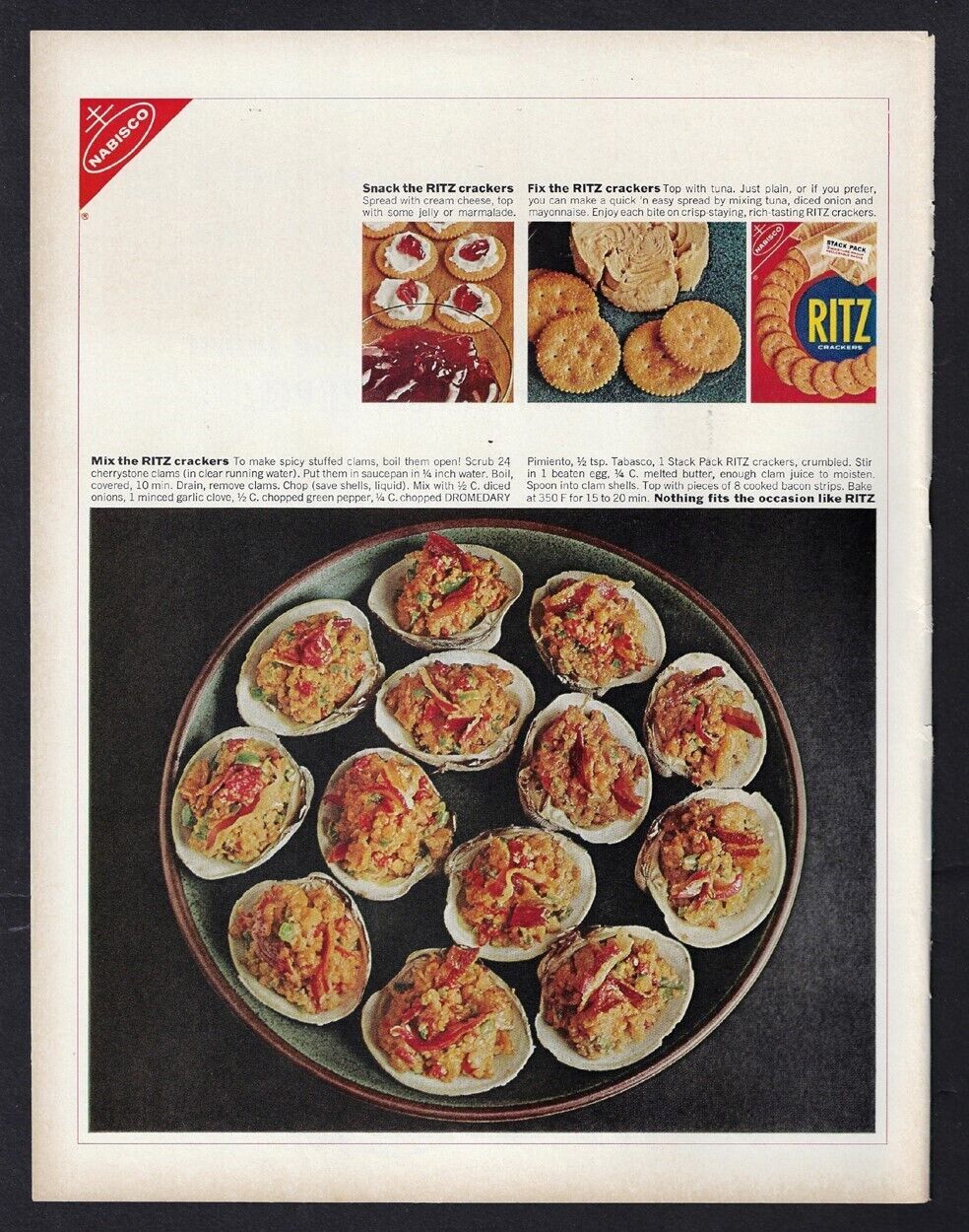 1964 NABISCO Print Ad 