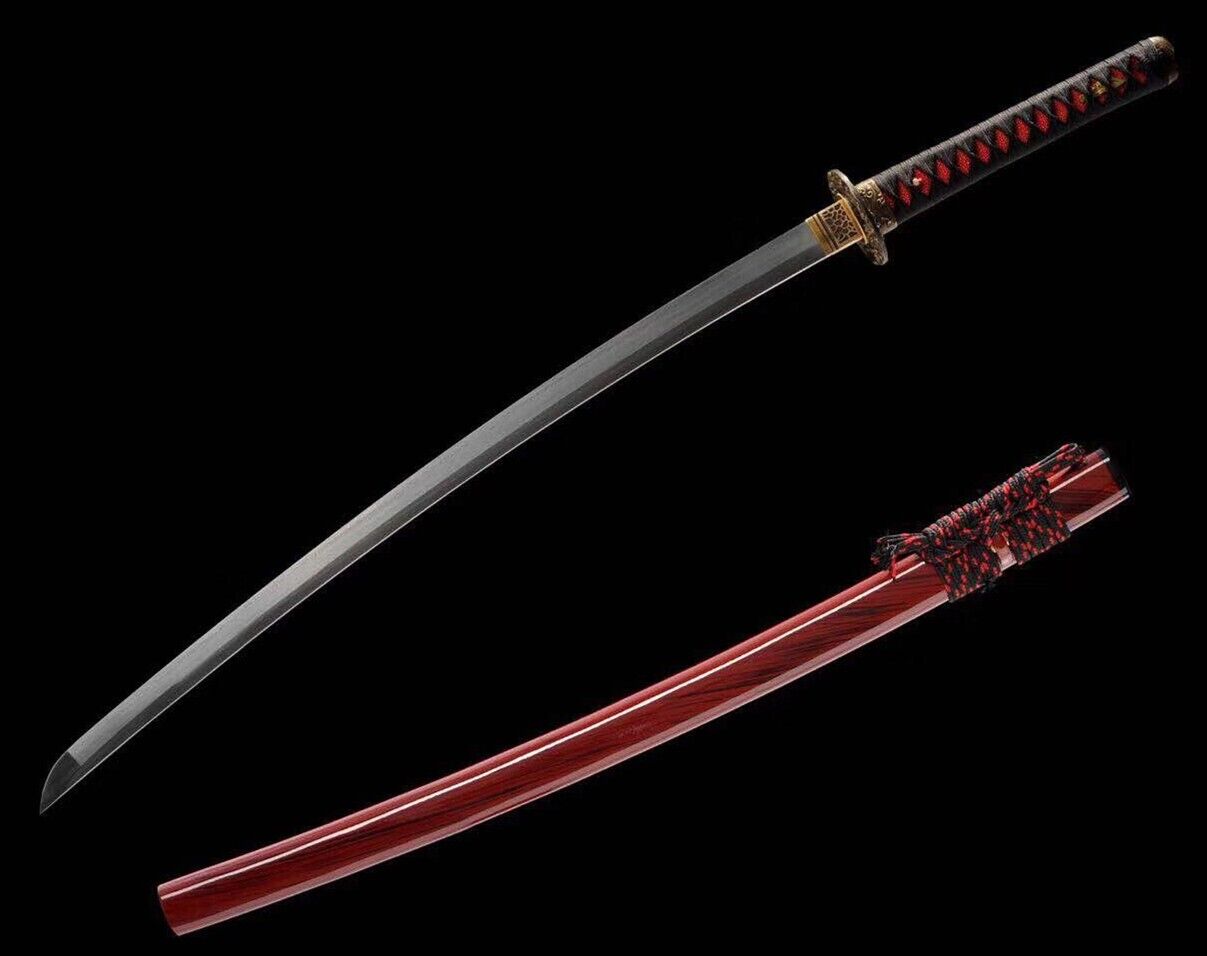 High Qualtiy Damascus Folded steel 8196 LAYERS Blade Japanese Katana Sword Sharp