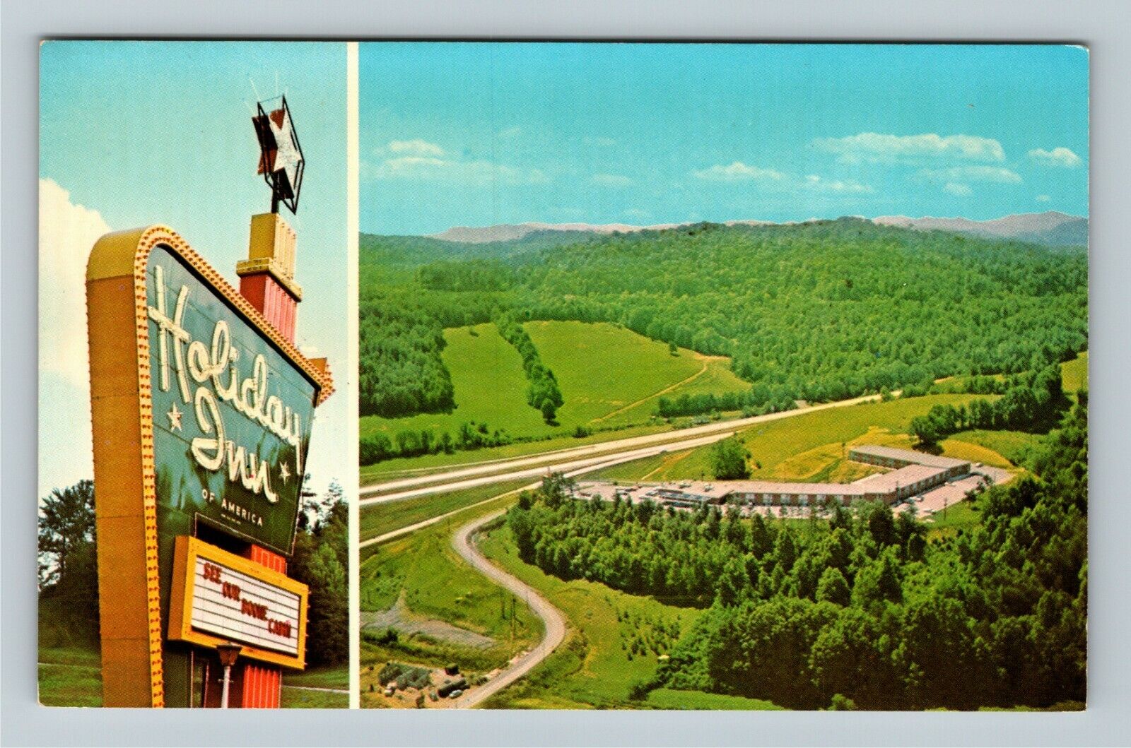 Corbin KY-Kentucky, Holiday Inn, Advertising, Vintage Postcard
