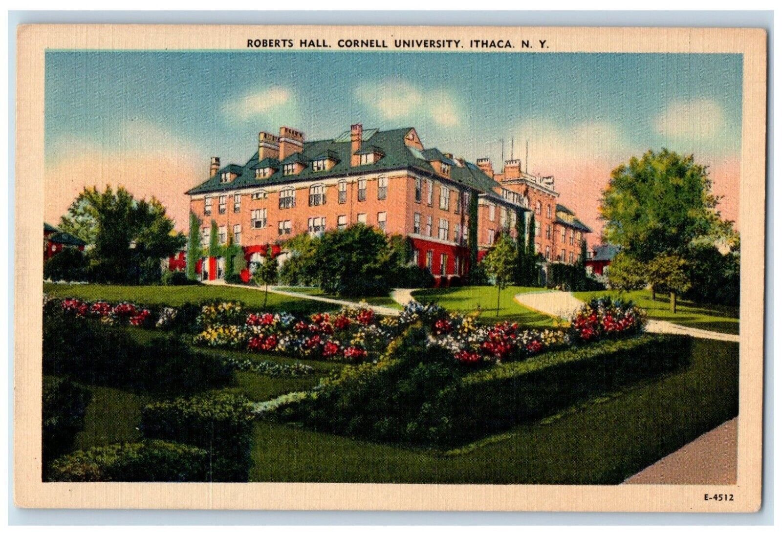 c1910\'s Roberts Hall Cornell University Building Ithaca New York NY Postcard