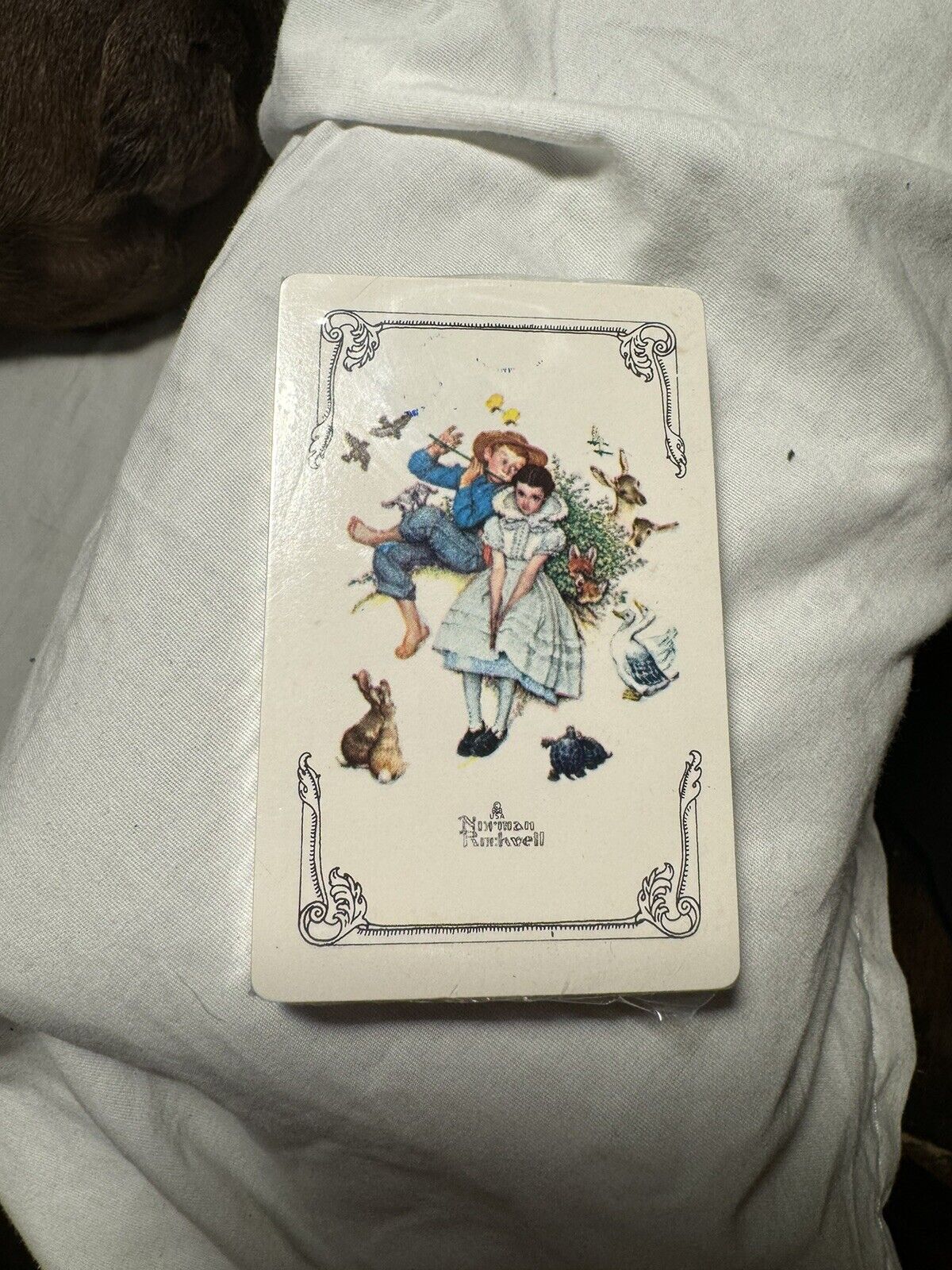 Vintage Norman Rockwell NEW SEALED Playing Cards TRUMP Young Love Deck Of Cards