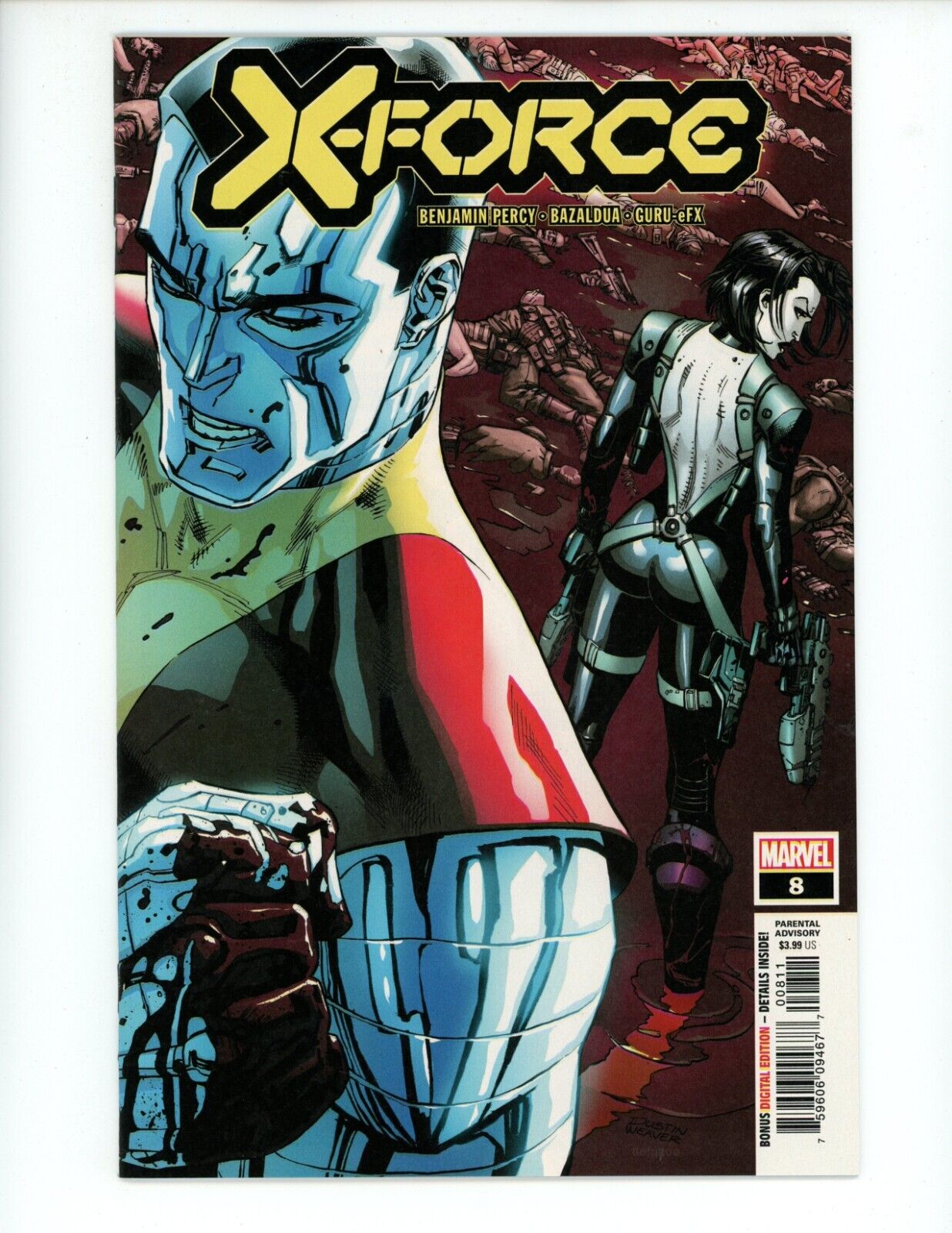 X-Force #8 Comic Book 2020 VF/NM Oscar Bazaldua Dustin Weaver Marvel