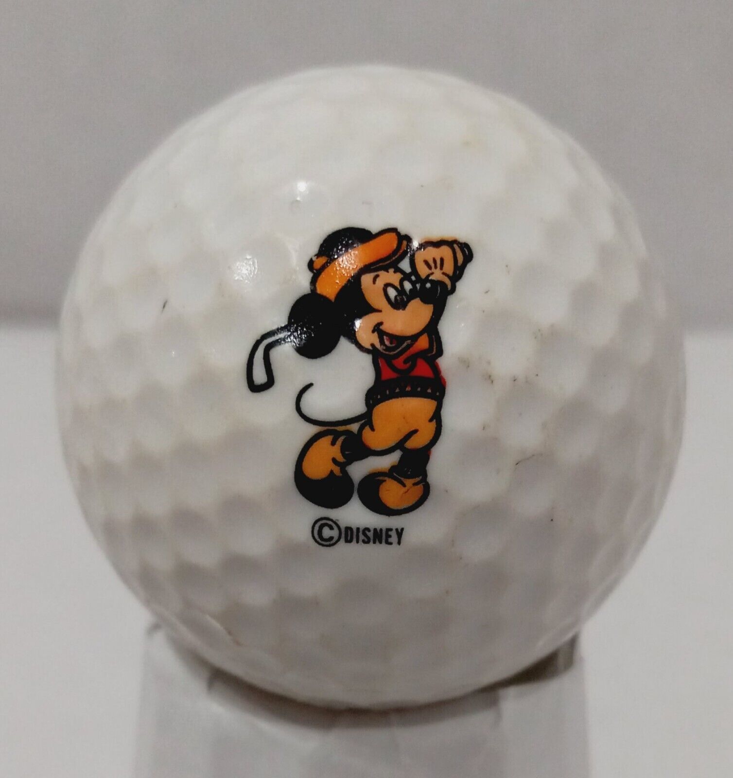 Vtg Mickey Mouse ACUSHNET 1 Logo Golf Ball WALT DISNEY 