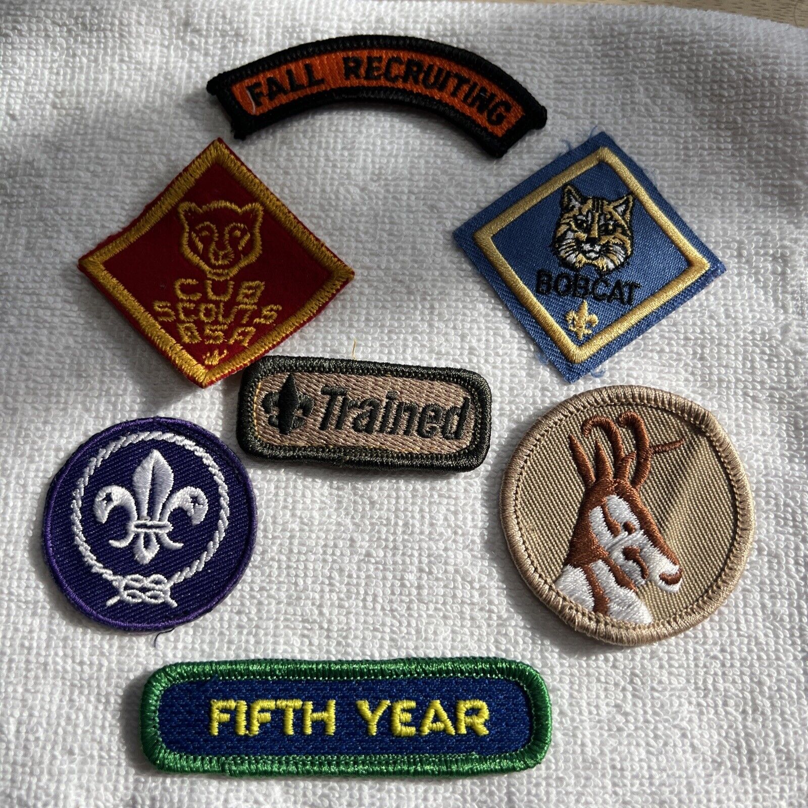 Assorted BSA patches Lot Of 7