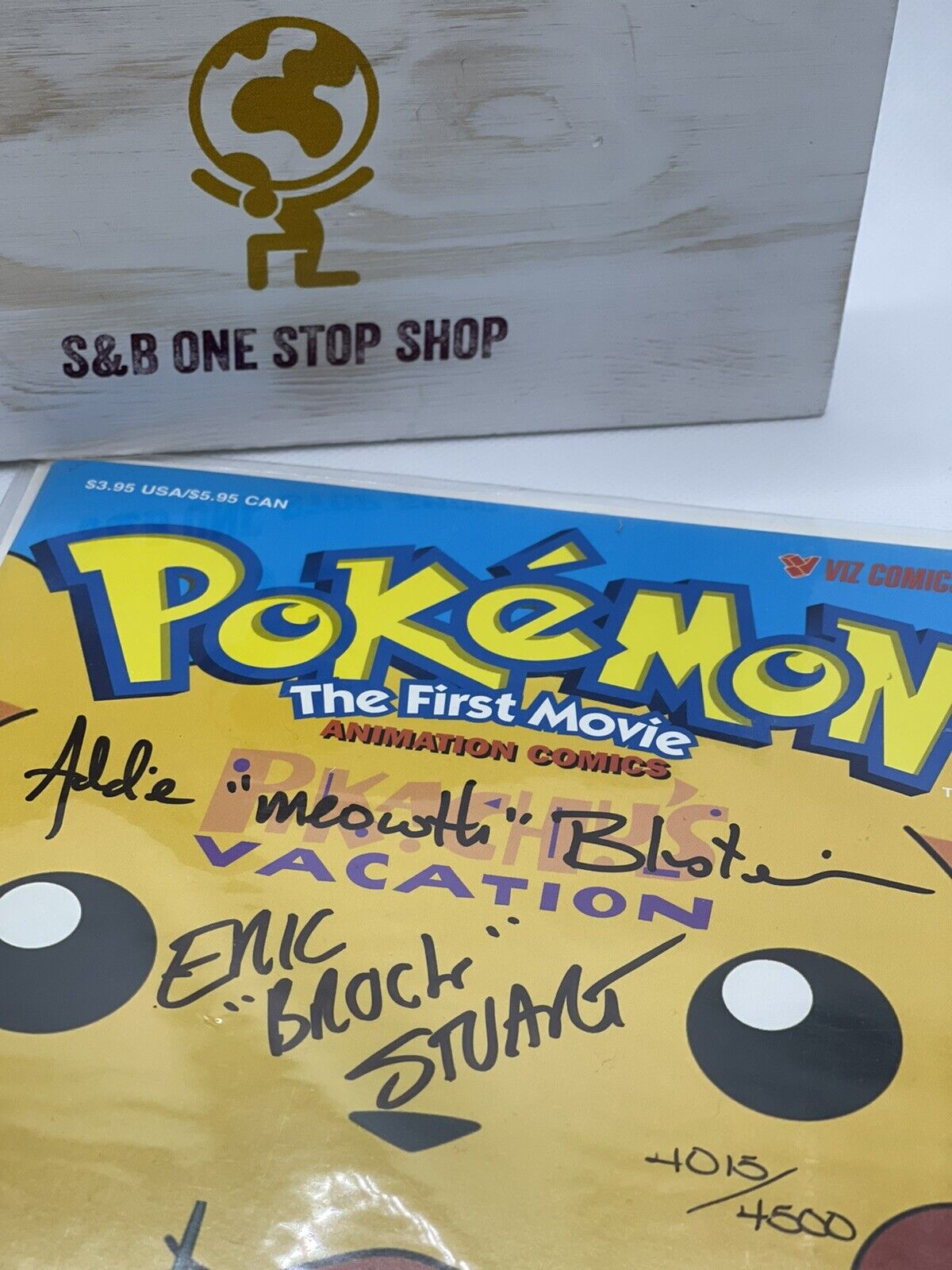 Pokemon The First Movie - Limited Edition Signed Comic - COA Dynamic Forces