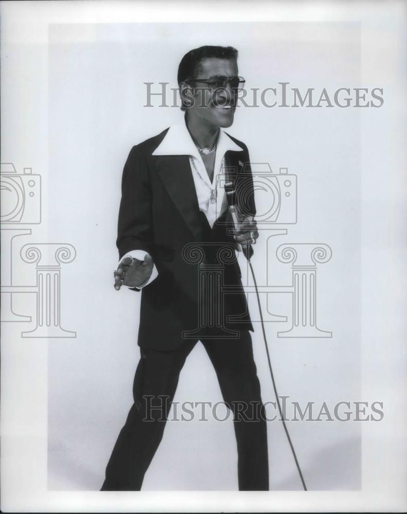 1979 Press Photo Sammy Davis jr performing live - orp02461