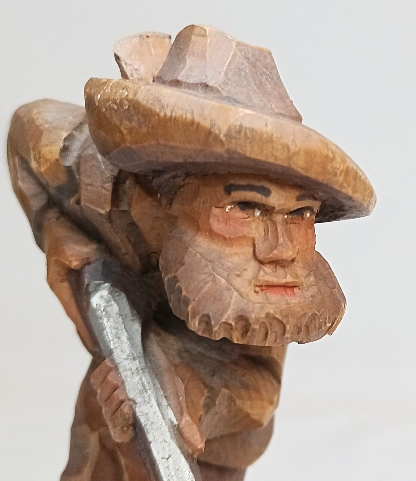 Vintage ANRI Carved Wooden Figure Of Hunter