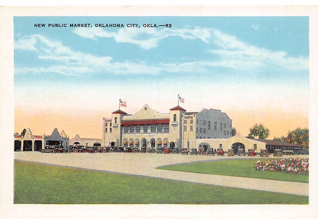 New Public Market Oklahoma City Vintage Postcard CP322