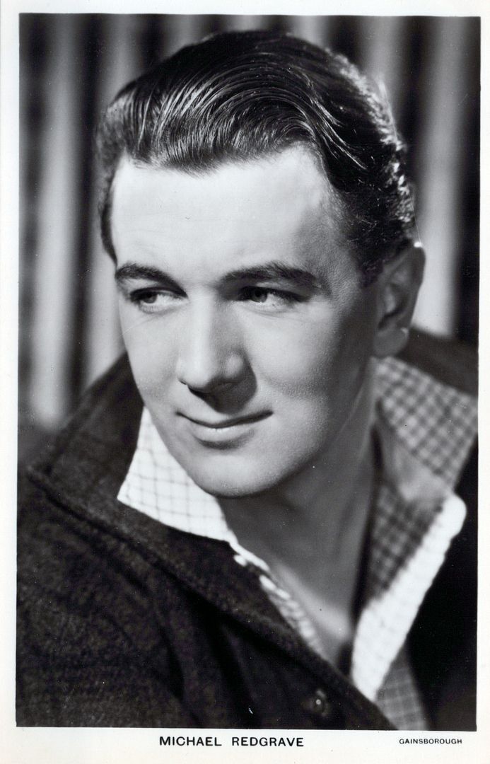 Michael Redgrave Real Photo Postcard rppc - English Film And Stage Actor