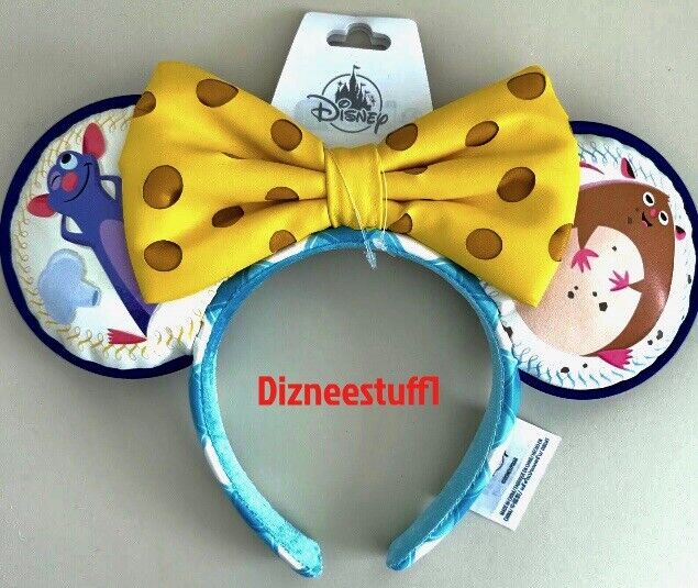 2024 Disney Parks Epcot Remys Ratatouille Emile Cheese Bow Minnie Ears Headband