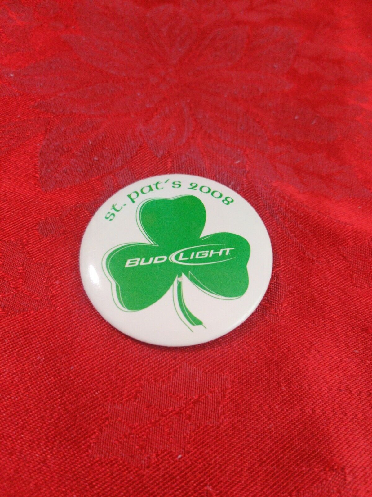 Bud Light St. Pat\'s 2008 Button