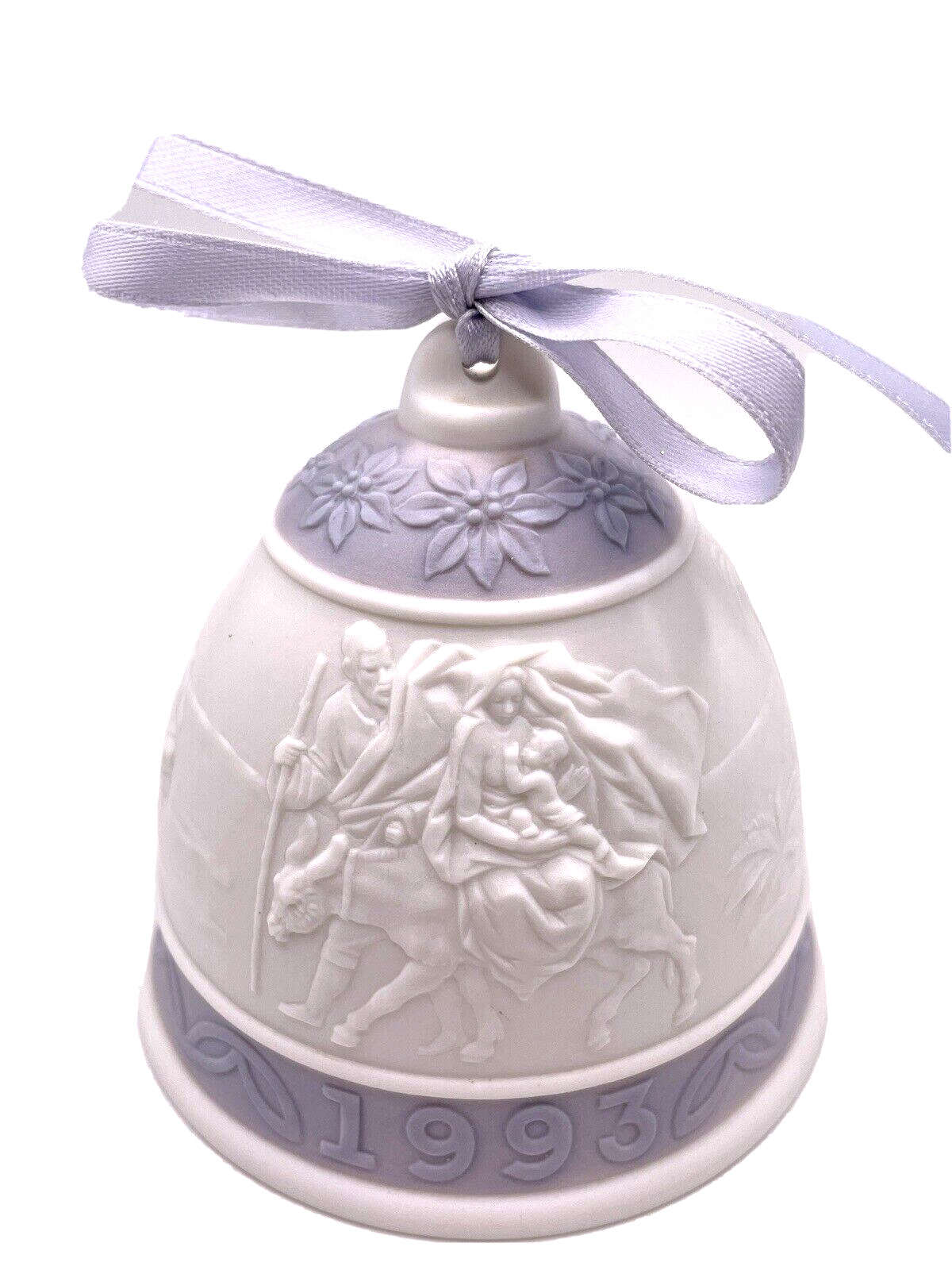 LLADRO Annual CHRISTMAS BELL Ornament 1993 Porcelain #16010 EXC - Made in Spain