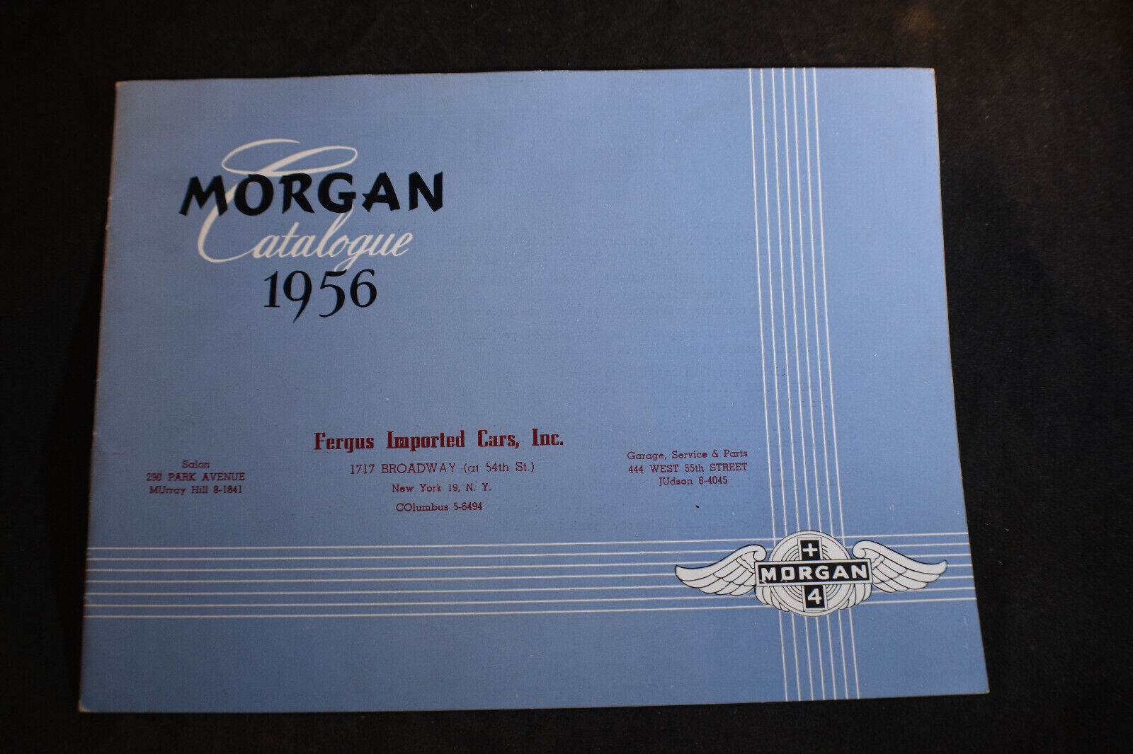 1956 Morgan Calalogue - Fergus  Imported Cars