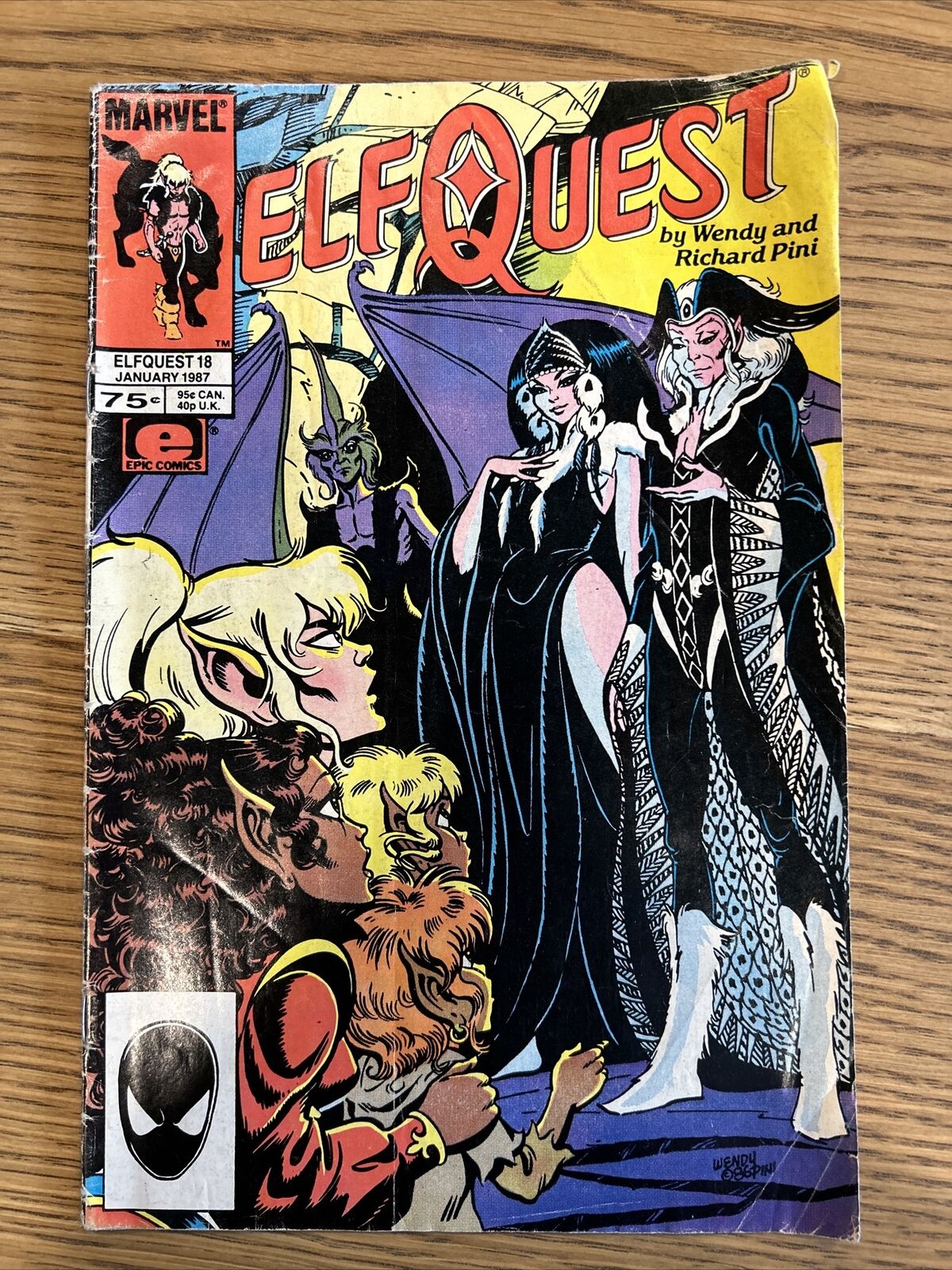 Elfquest Marvel Comic #18 01/1987