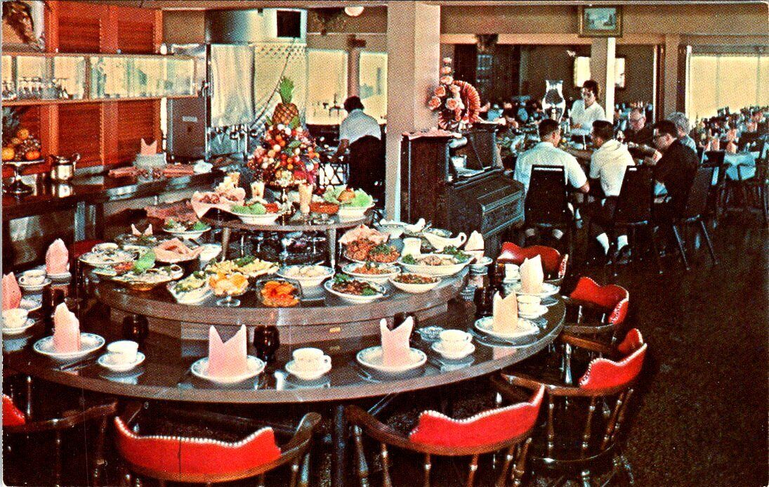Sea-N-Sirloin Restaurant, Cabana Beach Motel, BILOXI, Mississippi Postcard
