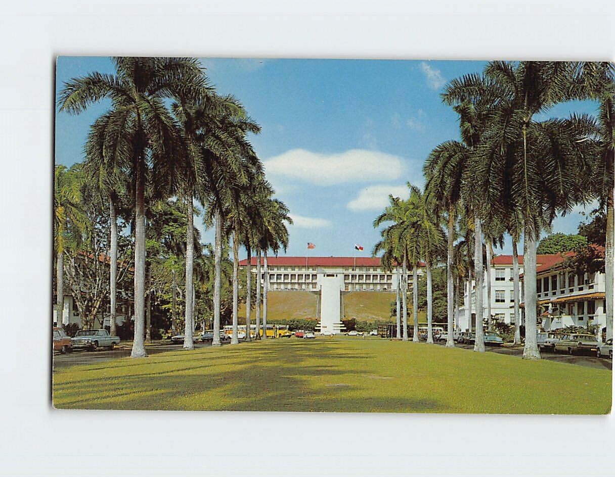Postcard El Prado, Balboa, Panama City, Panama