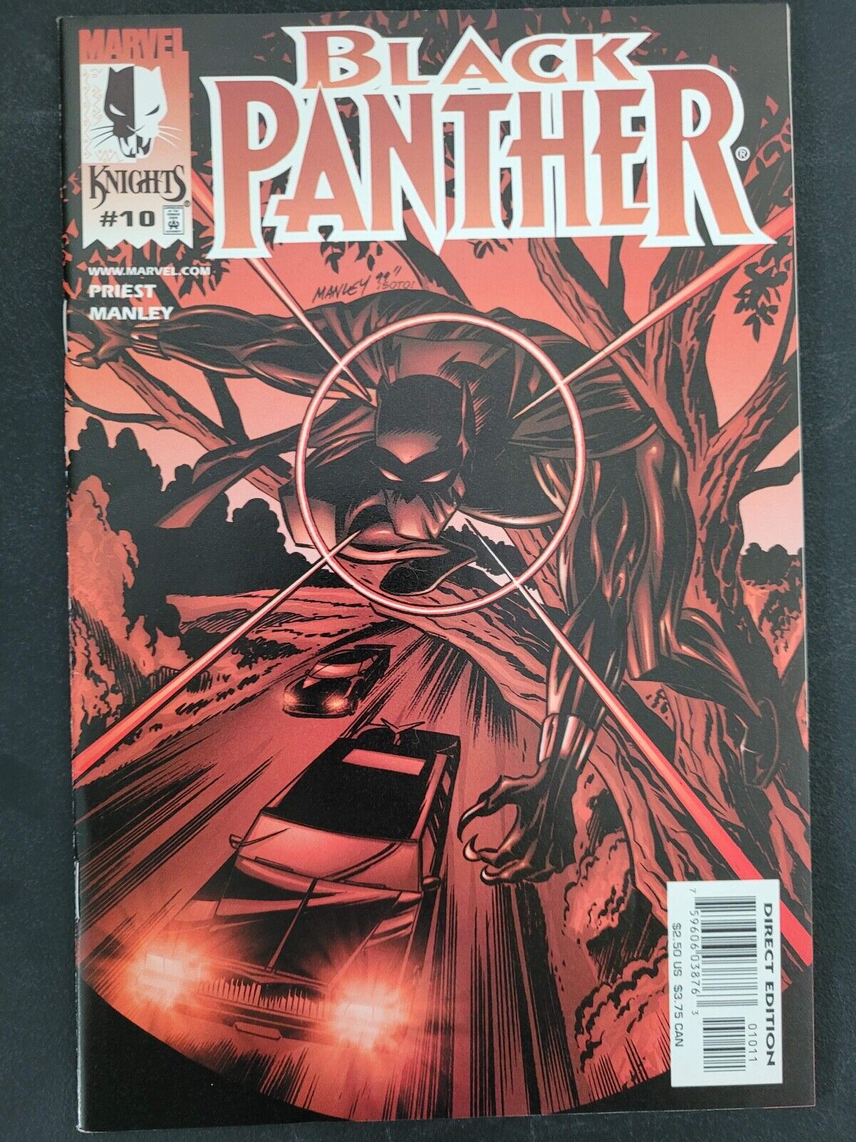 BLACK PANTHER #10 (1999) MARVEL KNIGHTS CHRISTOPHER PRIEST MIKE MANLEY ART