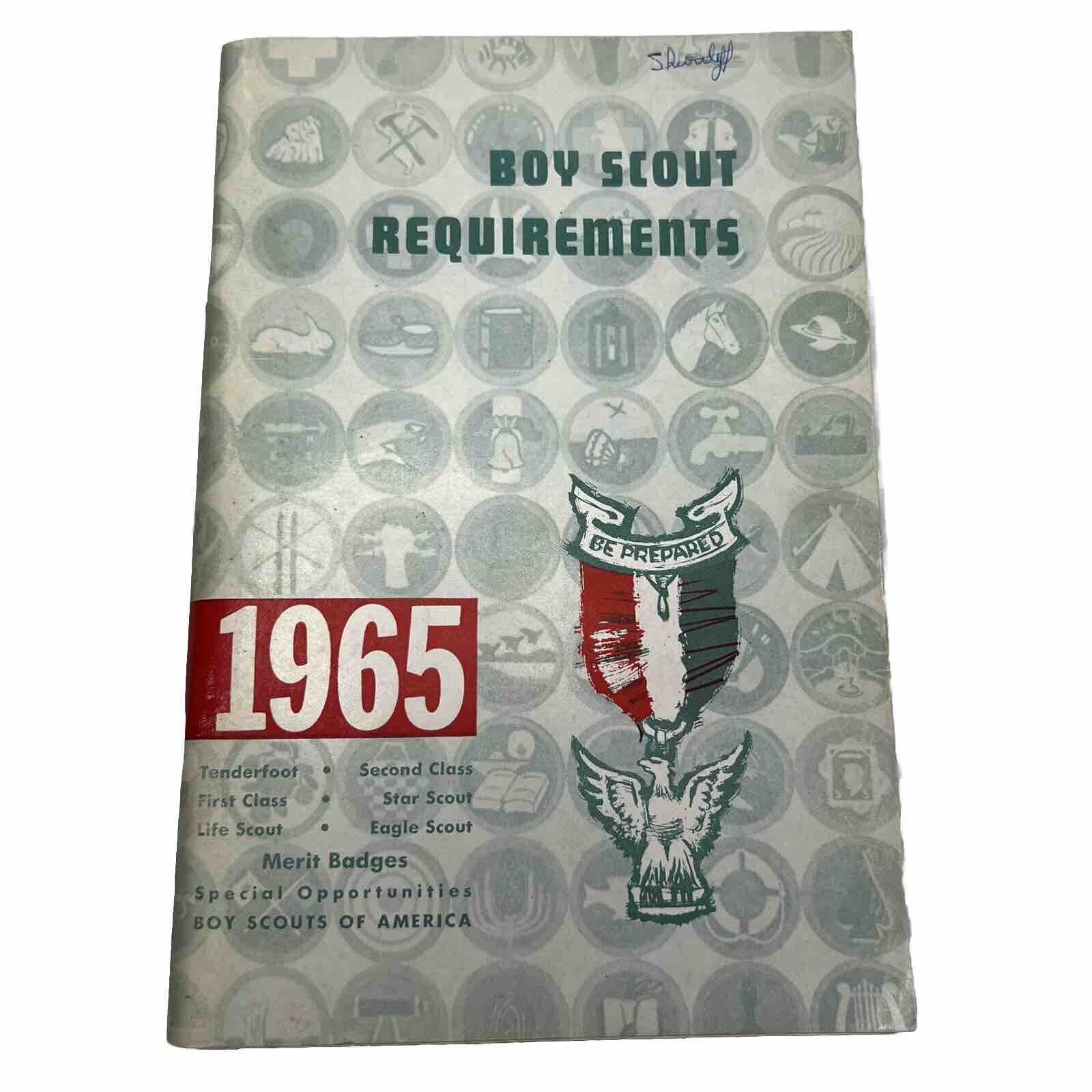 BSA Boy Scout Requirements 1965 Revision Paperback BS-991
