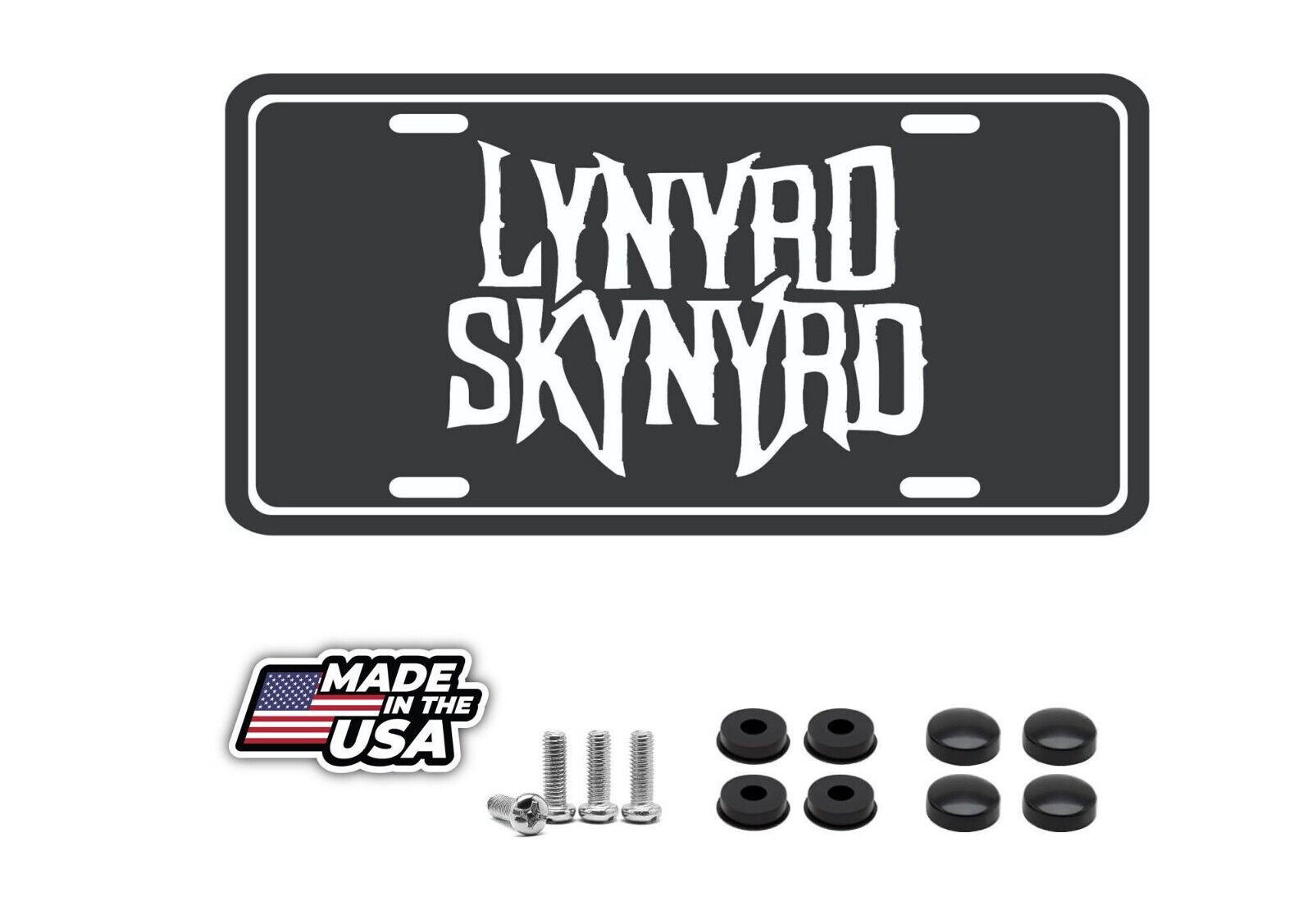Lynyrd Skynyrd license plate metal wall sign front tag vanity plate - Music Band