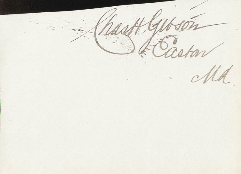 CHARLES H. GIBSON - SIGNATURE(S)