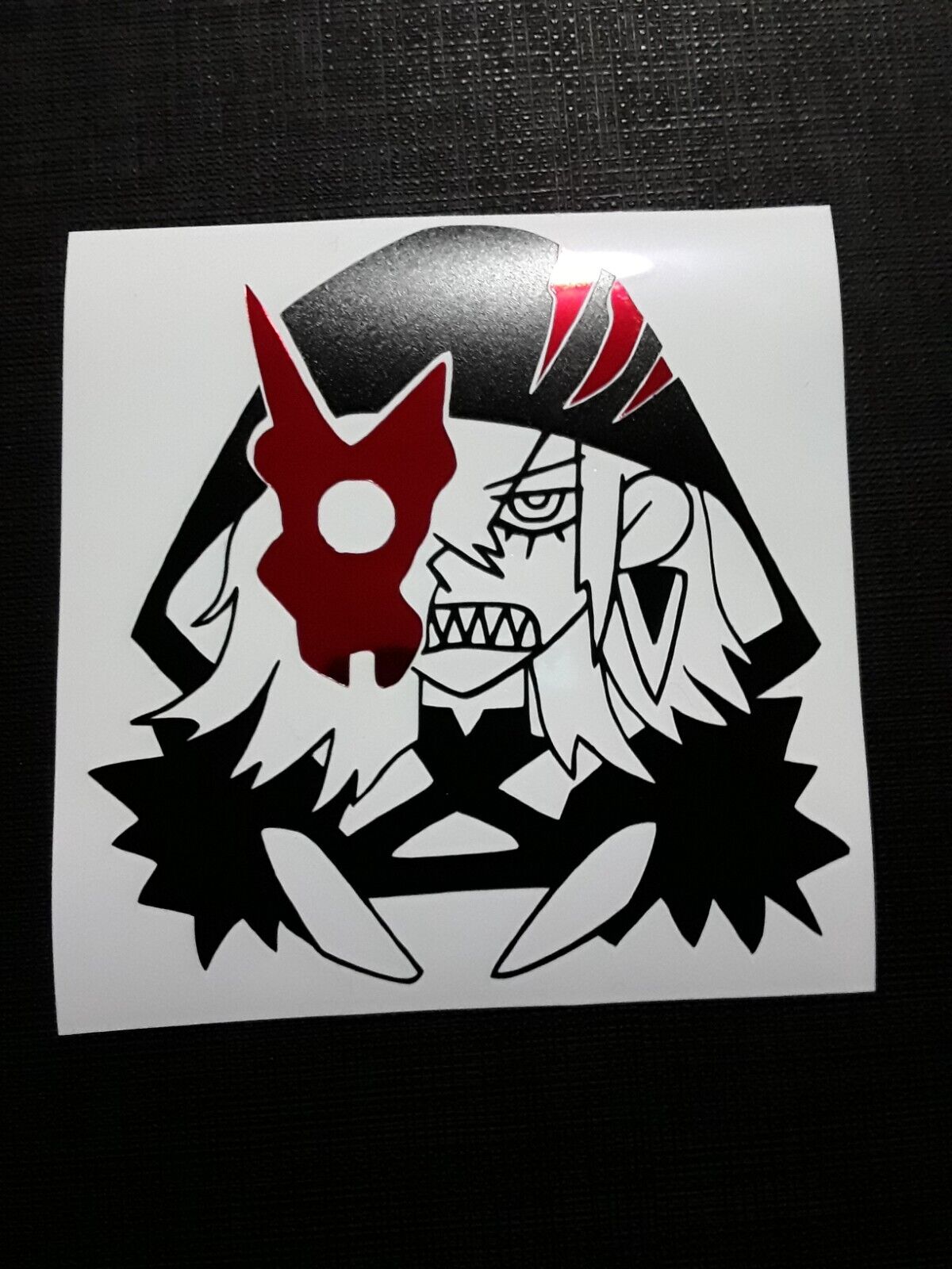 Yugioh Diabellstar the Black Witch WANTED Sticker Holo Vinyl Decal Waterproof