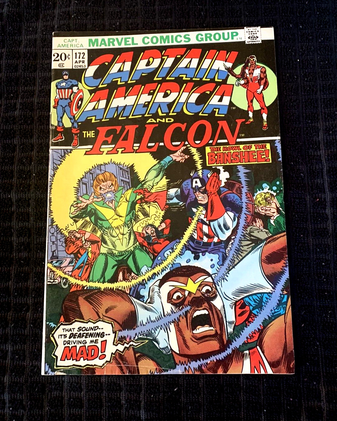 Captain America #172 1974  The Howl Of The Banshee X-Men