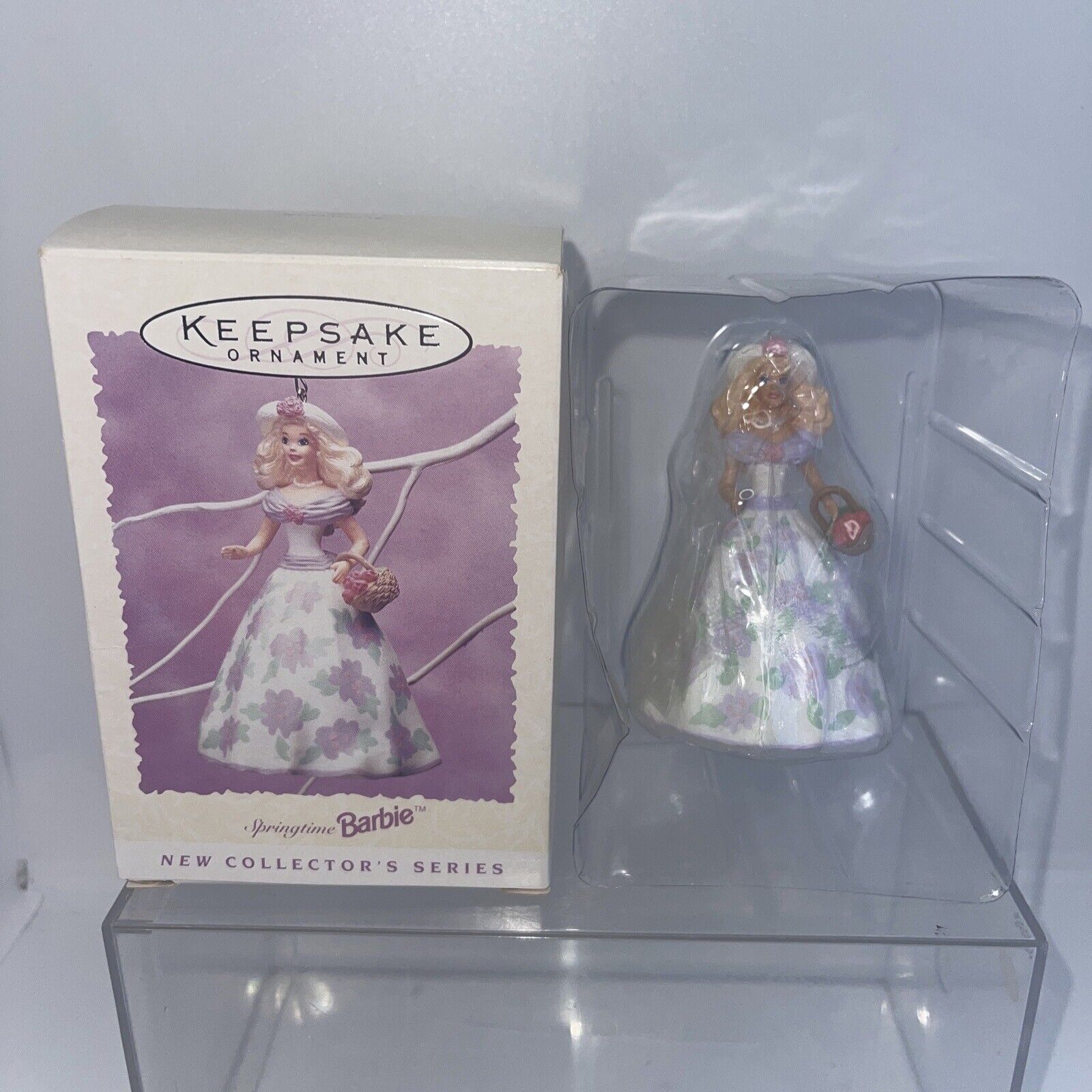 Barbie Springtime Hallmark Keepsake Christmas Tree Ornament Collector Series MIB