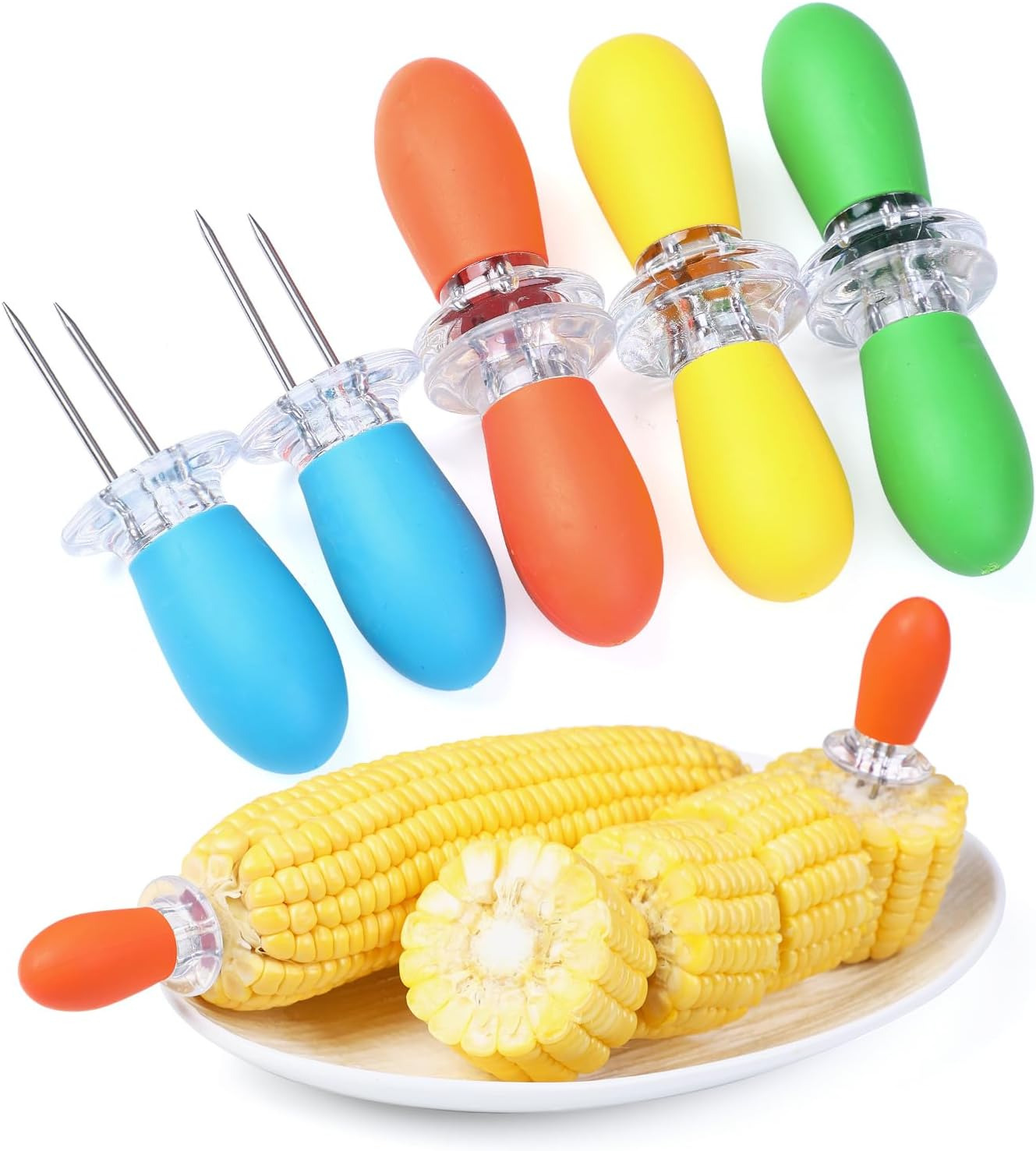 Corn Holders, Set of 4 Pairs 
