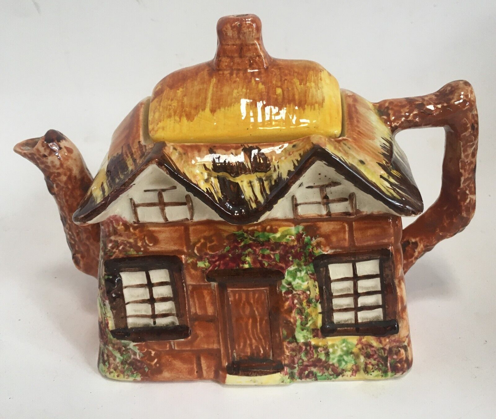 Teapot Ye Old Cottage Ware Made in England Vintage 1950s Price Bros Kensington