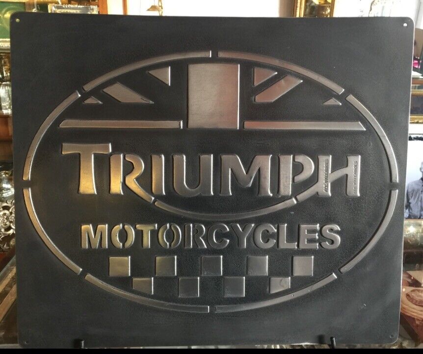 vintage Triumph sign