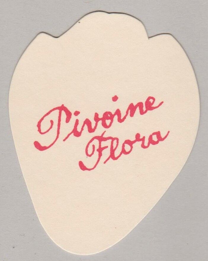 Advertising card - advertising card - Peony Flora de L\'Occitane