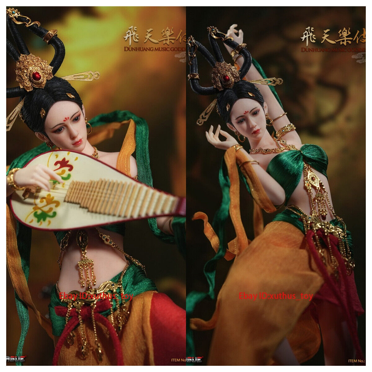 InStock TBLeague 1/6 Feitian Leji Dunhuang Music Goddess PL2023-205A Moving Doll