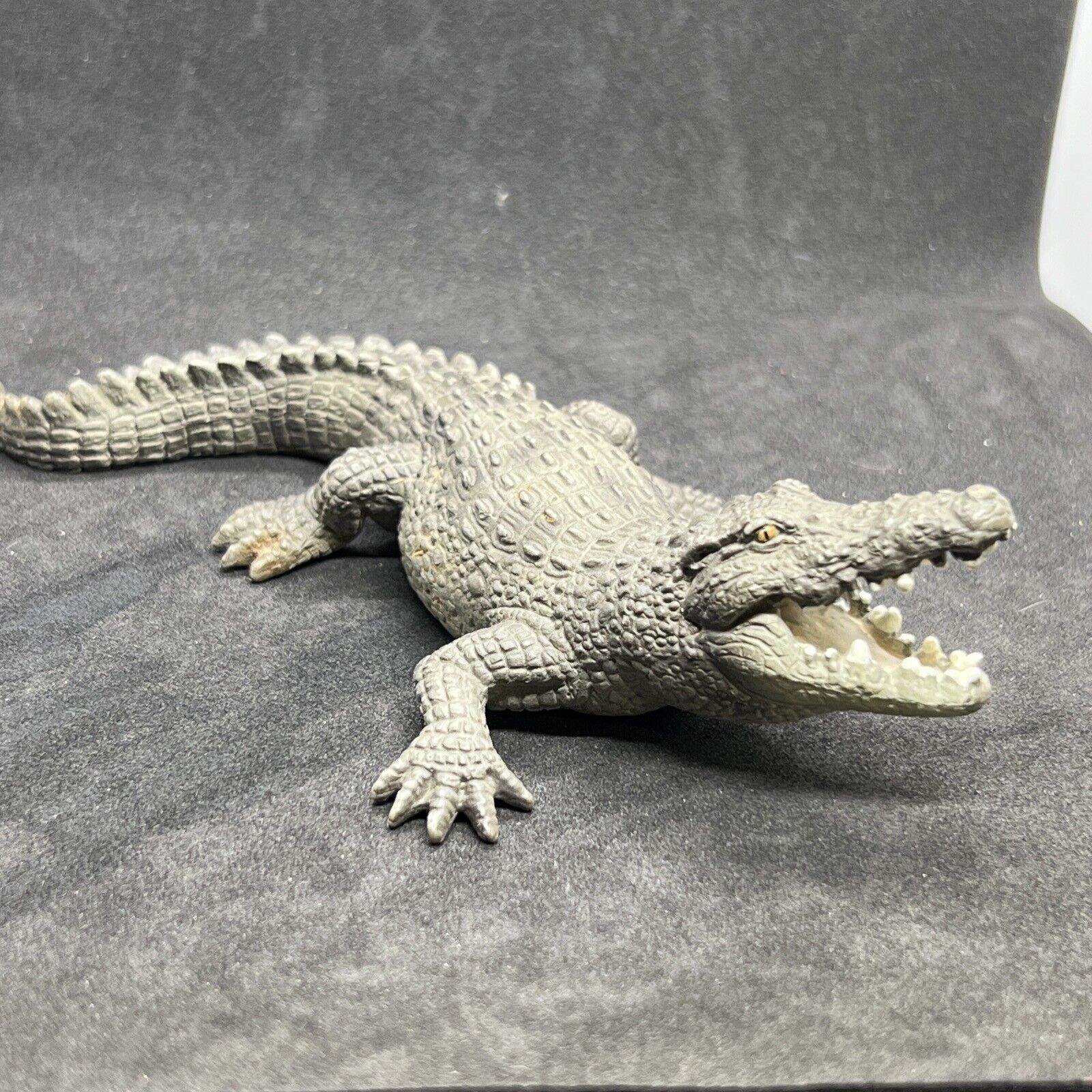 Schleich CROCODILE 2007 Animal Figure Retired 7” Alligator Reptile Croc