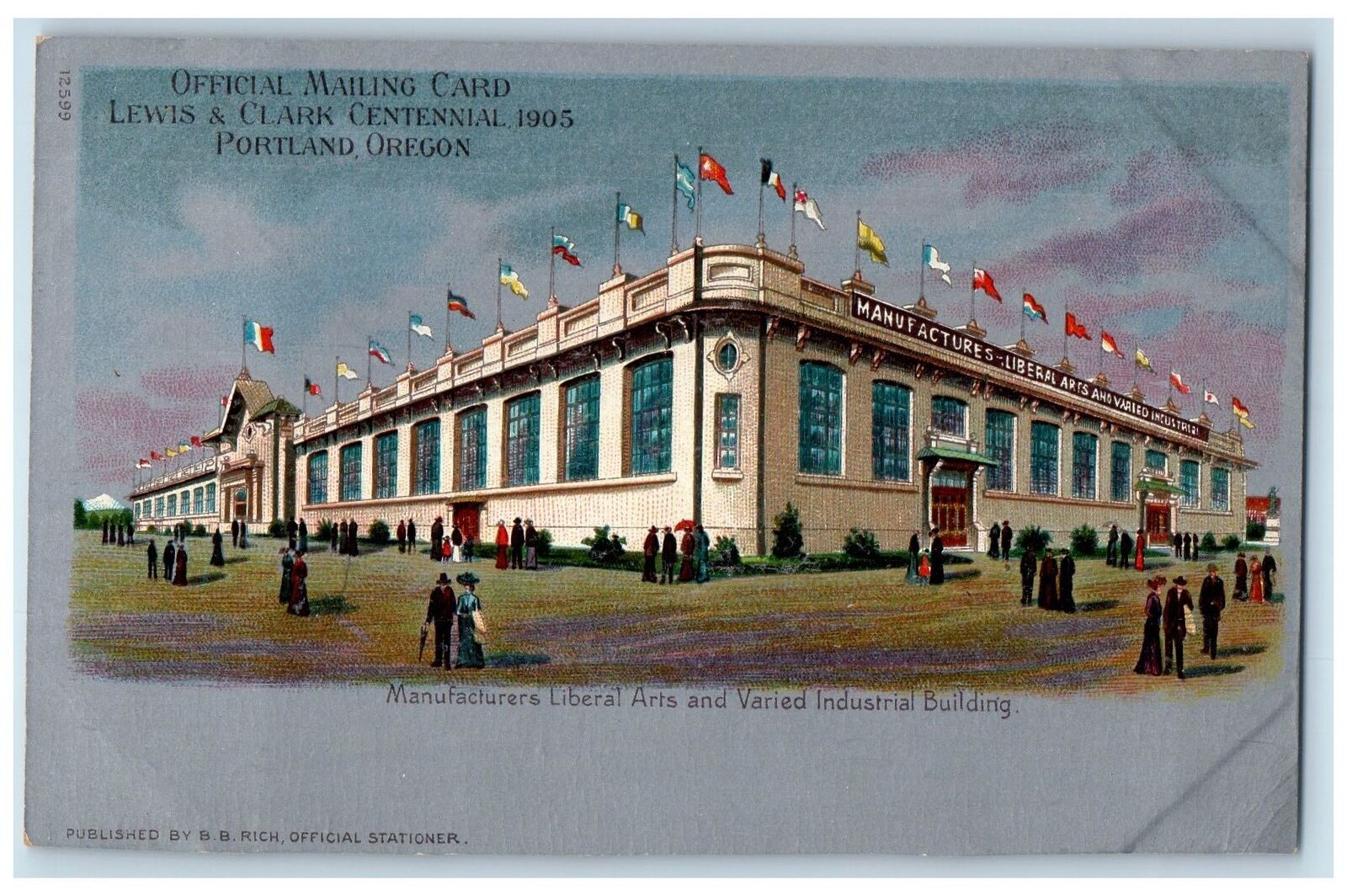 c1905s Manufacturers Liberal Arts Varied & Industrial Bldg. Portland OR Postcard