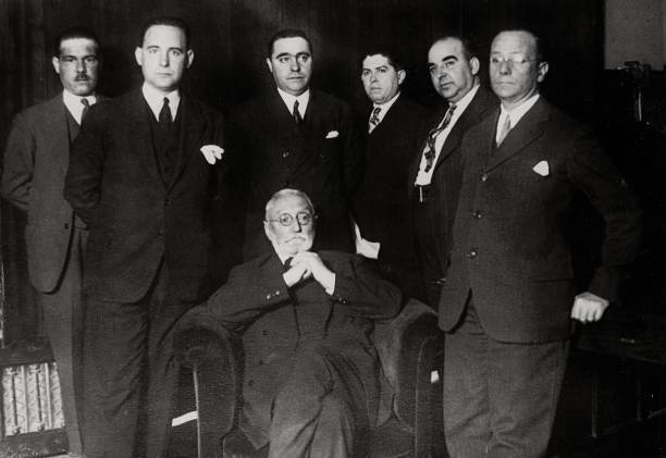 The Spanish professor and philosopher Miguel de Unamuno 1930 Old Photo