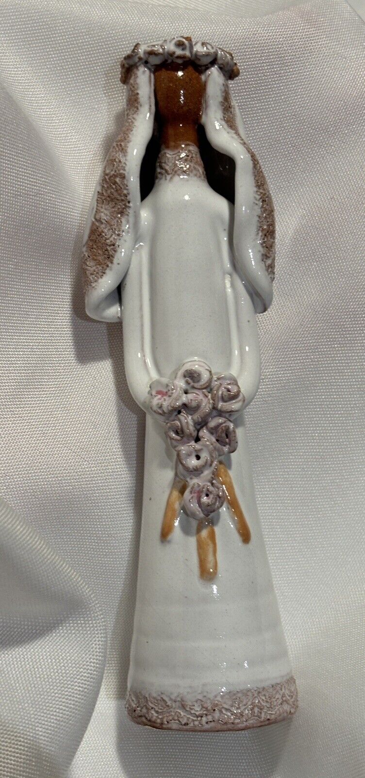 Artesania Lime Faceless Wedding Bride Doll Figurine Dominican Republic 6.25”