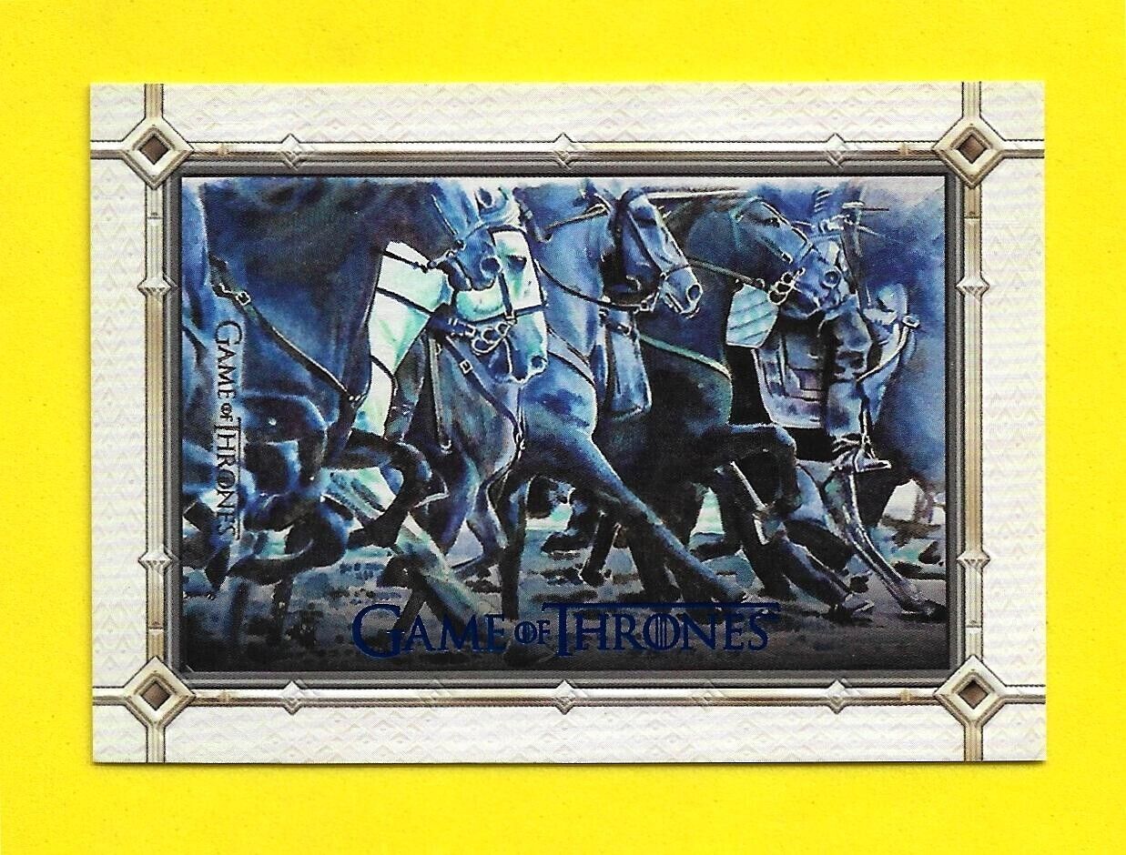 Game of Thrones Art & Images 1/1 Artist Rendition AR16 Horses by David Debois