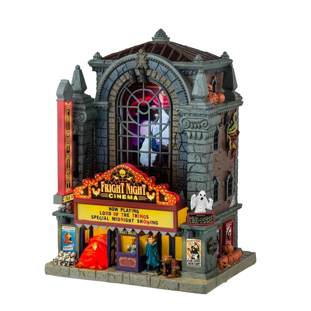Lemax Spooky Town Michaels Exclusive Lemax Fright Night Cinema 2024